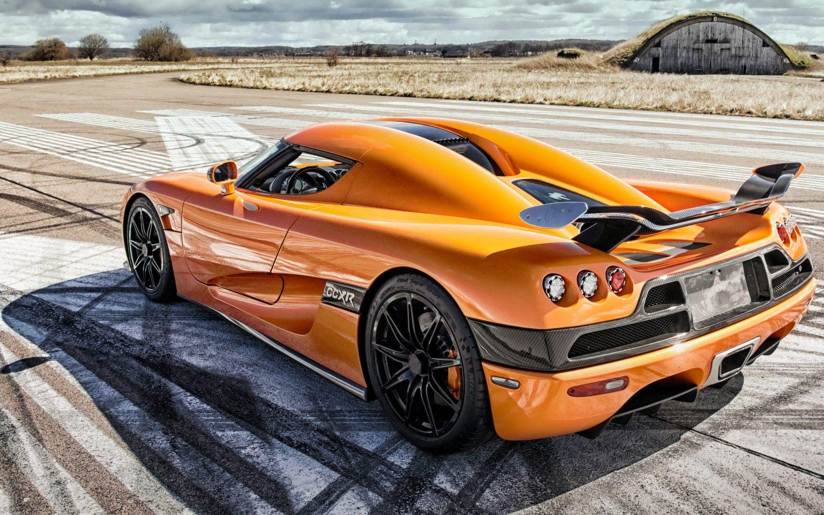 1680x1050 Download wallpaper 1680x1050 koenigsegg, ccxr, orange, side view HD background