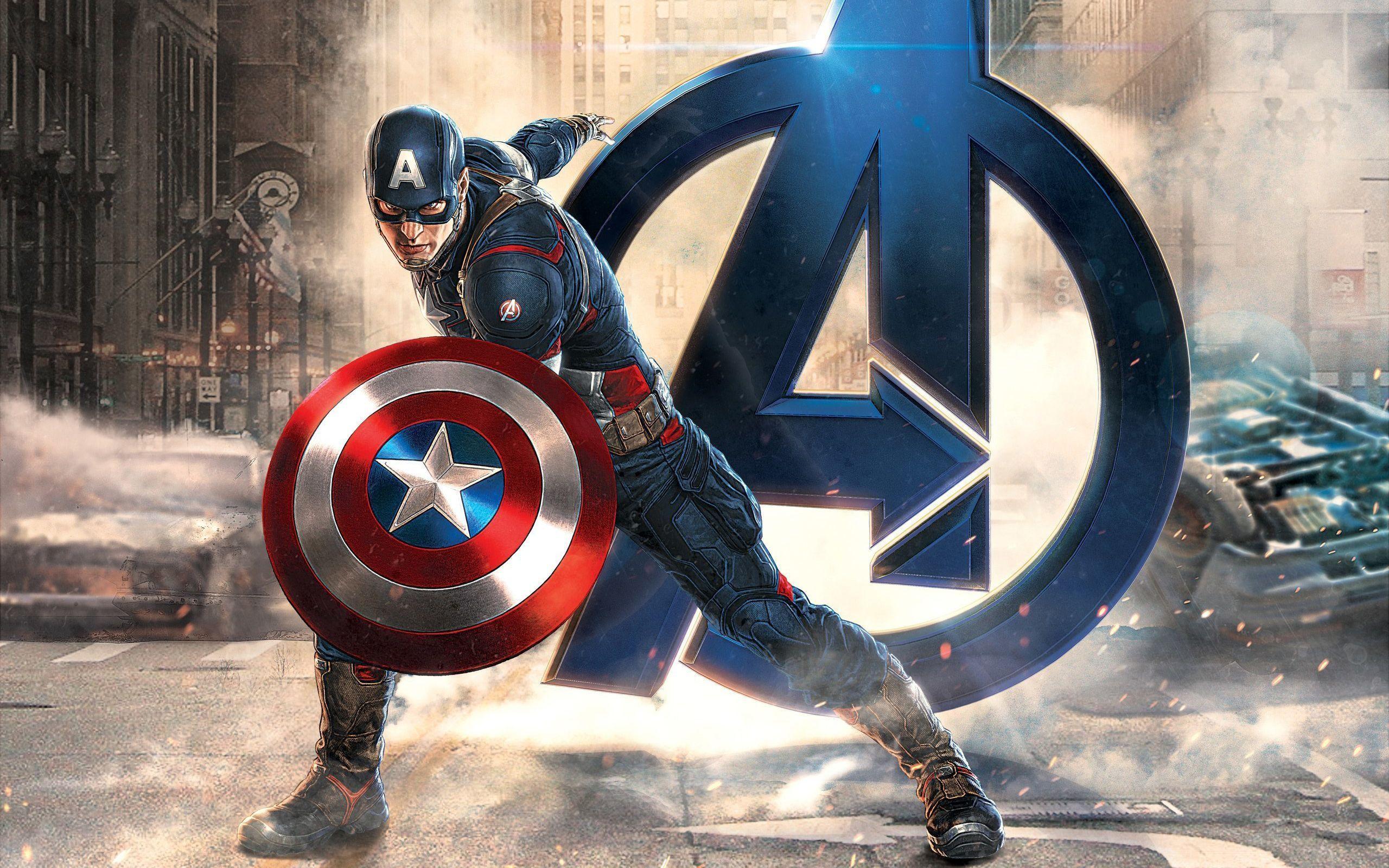 2560x1600 Desktop HD Captain America Wallpaper