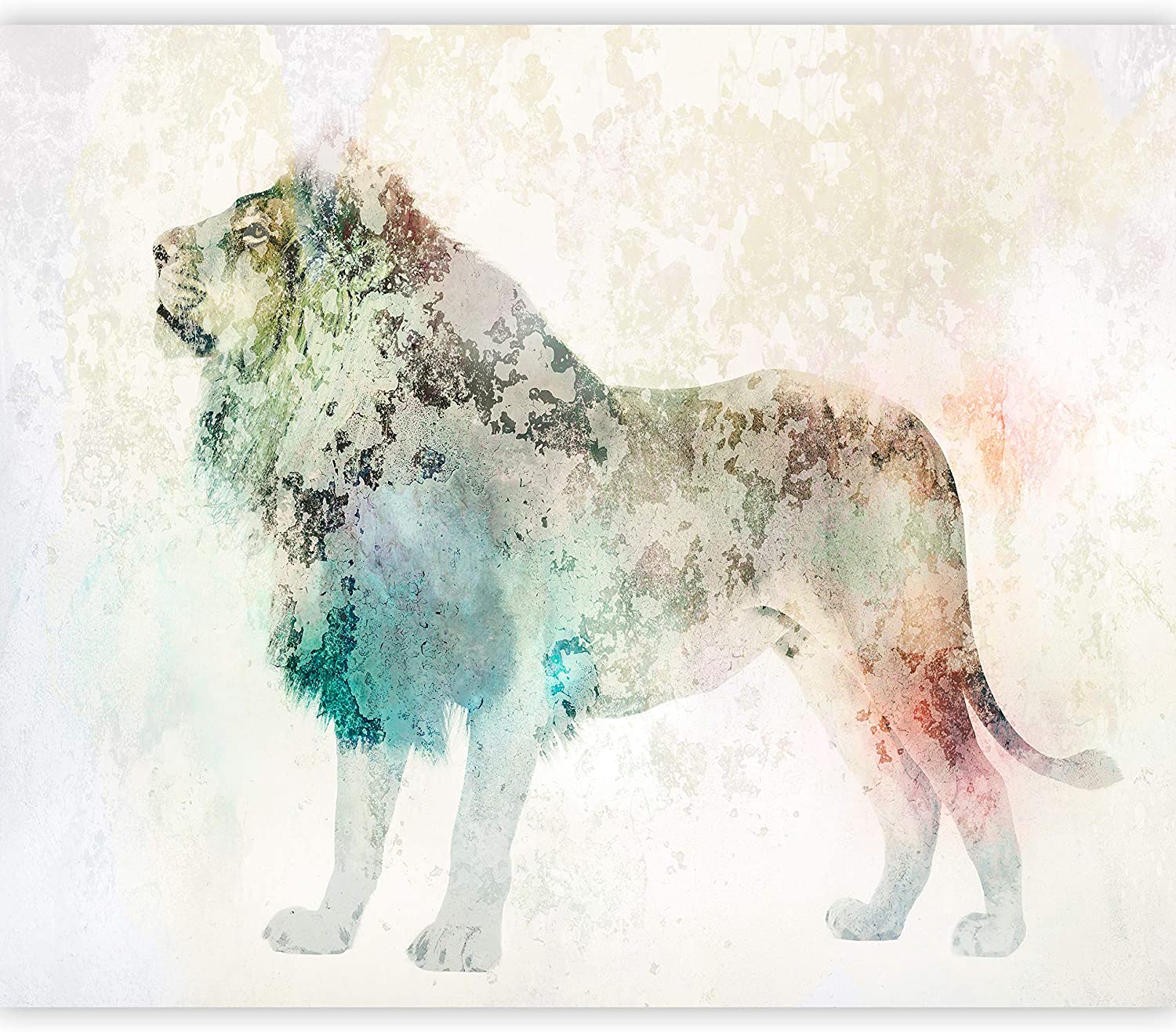 1500x1317 Murando Photo Wallpaper Lions 400x280 Cm Non Woven Premium Art Print Fleece Wall Mural Decoration Poster Picture Design Modern Animal Concrete Abstract G C 0262 A A: Amazon.co.uk: DIY & Tools