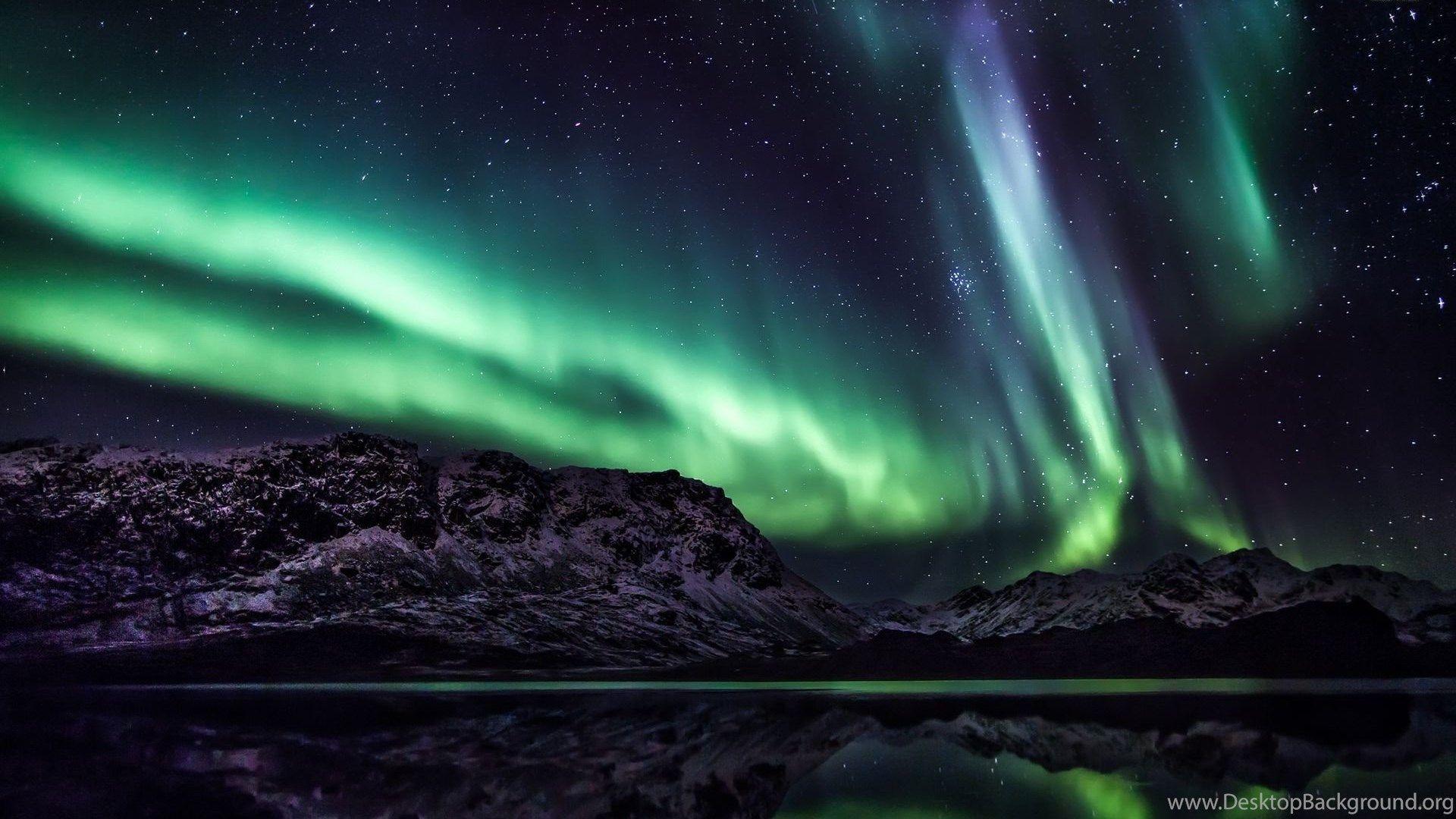 1920x1080 1920x1080px Aurora Borealis Wallpaper Pink Green Desktop Background