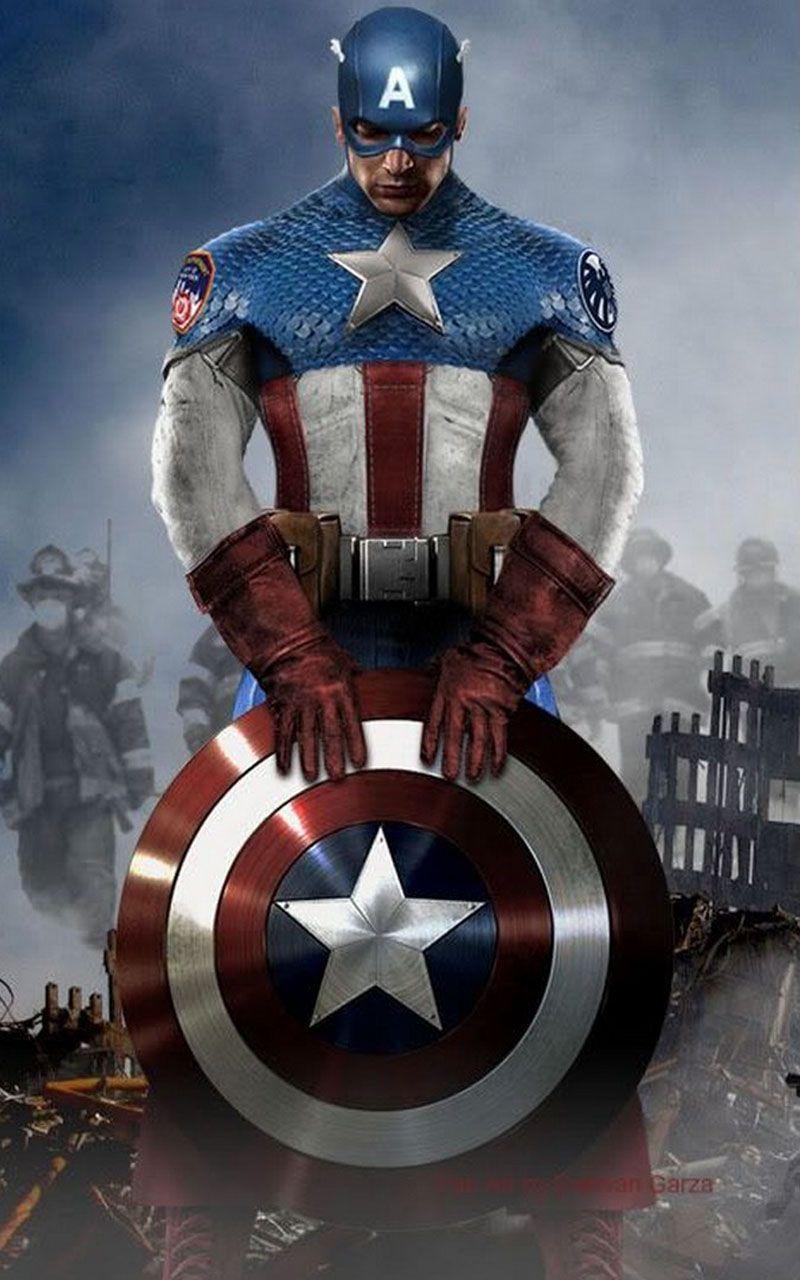 800x1280 4k Avengers Captain America Android Wallpaper