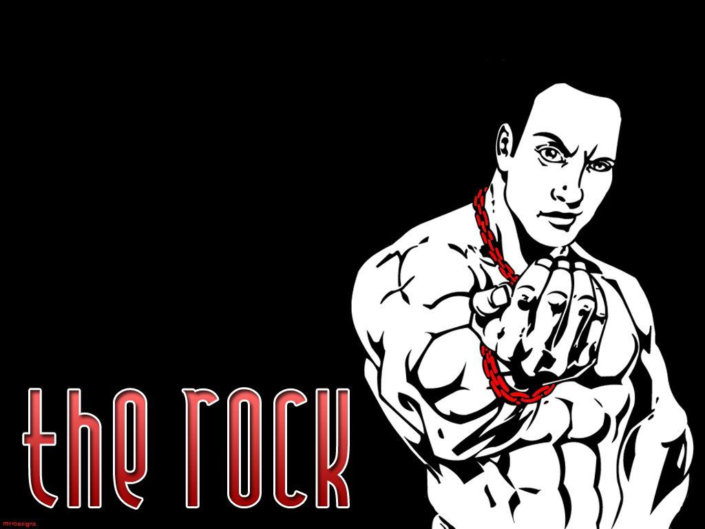 1024x768 The Rock The Rock Johnson Wallpaper