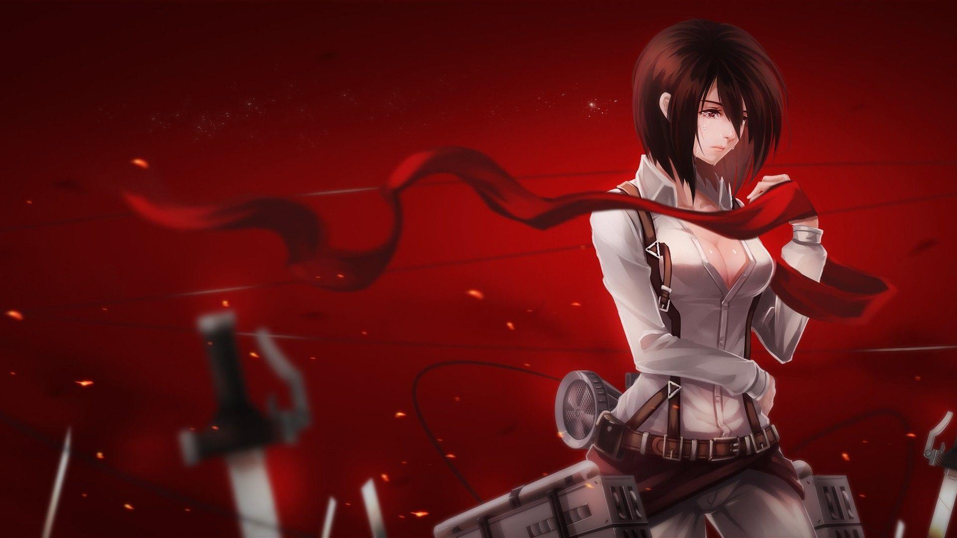 1920x1080 Mikasa Ackerman 33 High Resolution Wallpaper