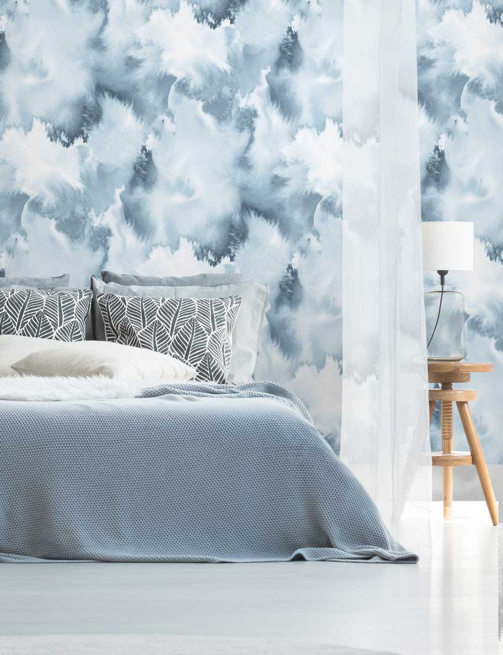 996x1296 Watercolor wallpaper for a dreamy bedroom Original Ideas. FEATHR™