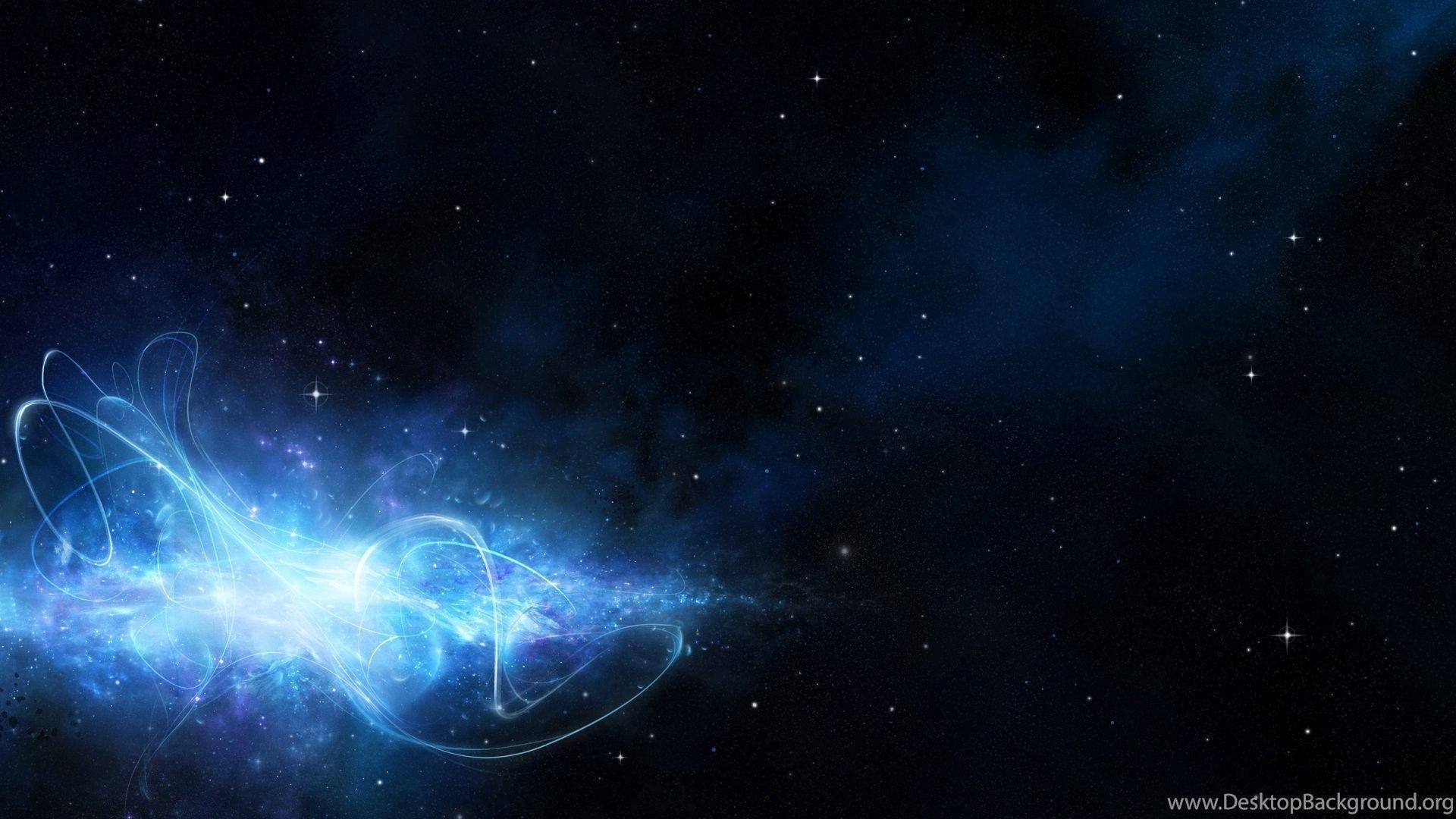 1920x1080 Blue Light In The Galaxy Wallpaper 25269 Desktop Background