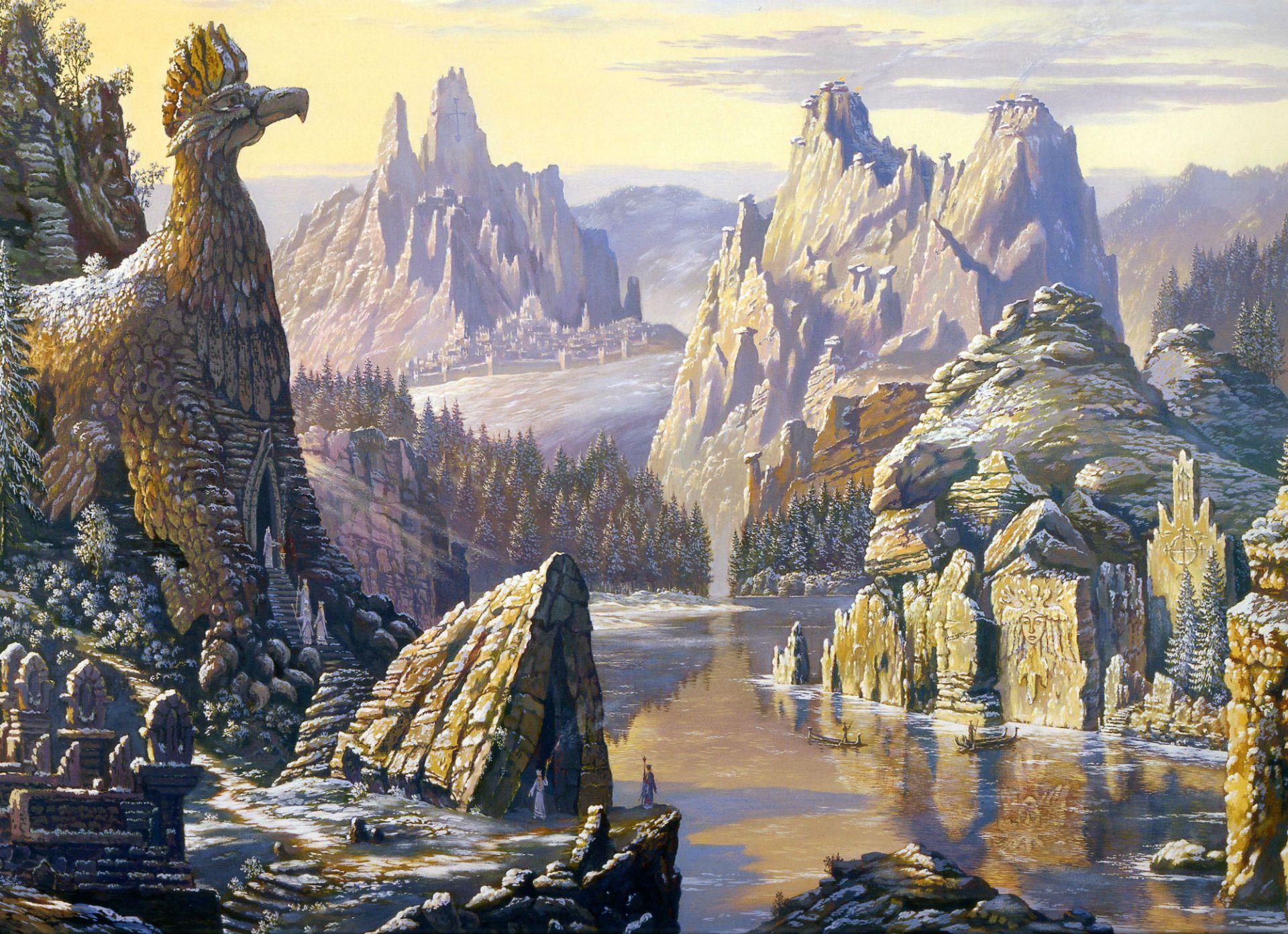 1920x1392 Fantasy Ivanov. Fantasy landscape, Landscape wallpaper, Fantasy paintings
