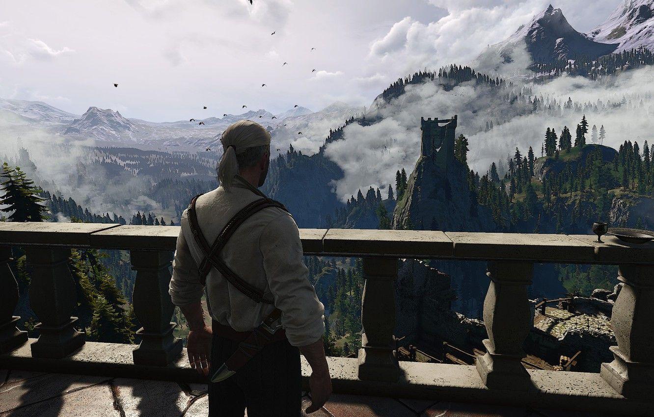 1332x850 Wallpaper The Witcher 3: Wild Hunt, Geralt of Rivia, CD Project RED, Kaer Morhen, 21: UltraWide image for desktop, section игры
