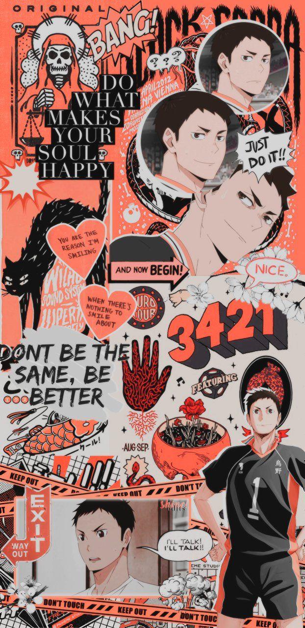 622x1280 shine! edits (pedidos fechados) on Twitter. Anime wallpaper, Aesthetic anime, Haikyuu