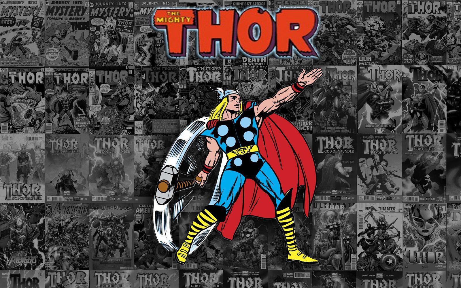 1600x1000 The Mighty Thor Vintage Wallpaper