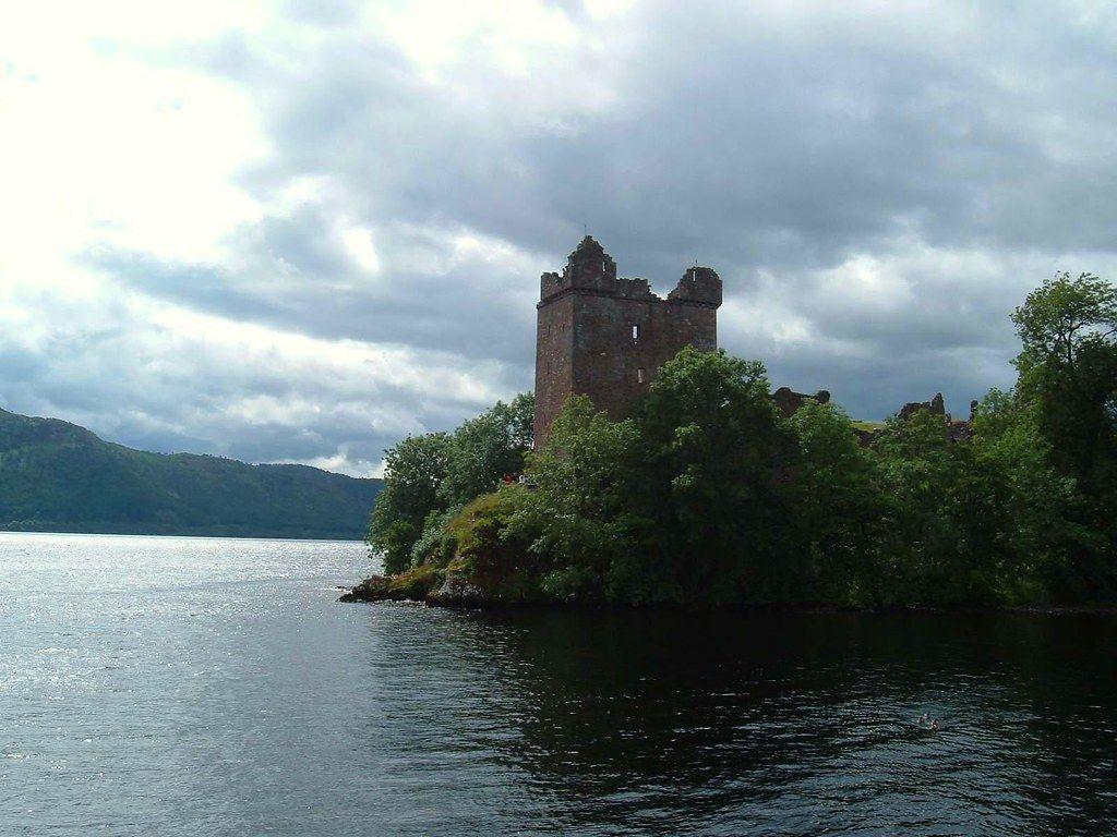 1024x768 Urquhart Castle from Loch Ness Scotland views on 3rd
