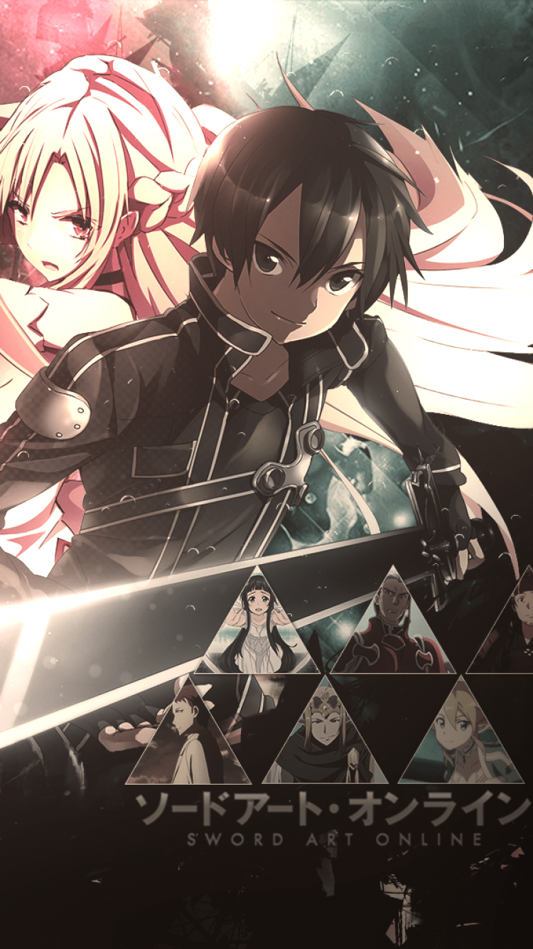 Kirito Iphone Wallpapers Top Free Kirito Iphone Backgrounds Wallpaperaccess