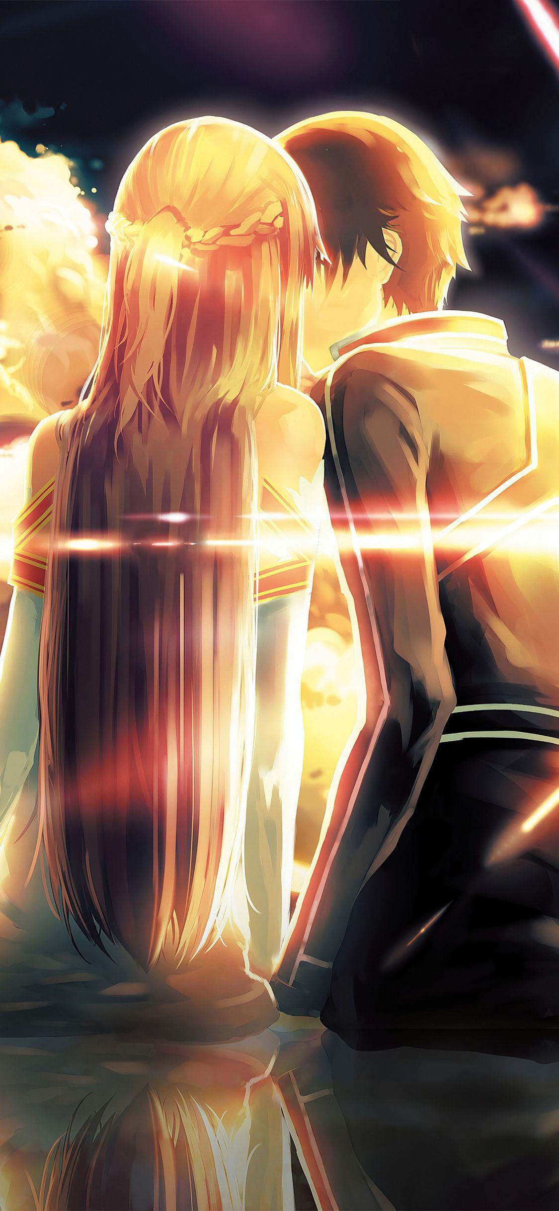 1125x2436 Asuna Yuuki Kirito Sword Art Online 4k iPhone XS, iPhone iPhone X HD 4k Wallpaper, Image, Background, Photo and Picture