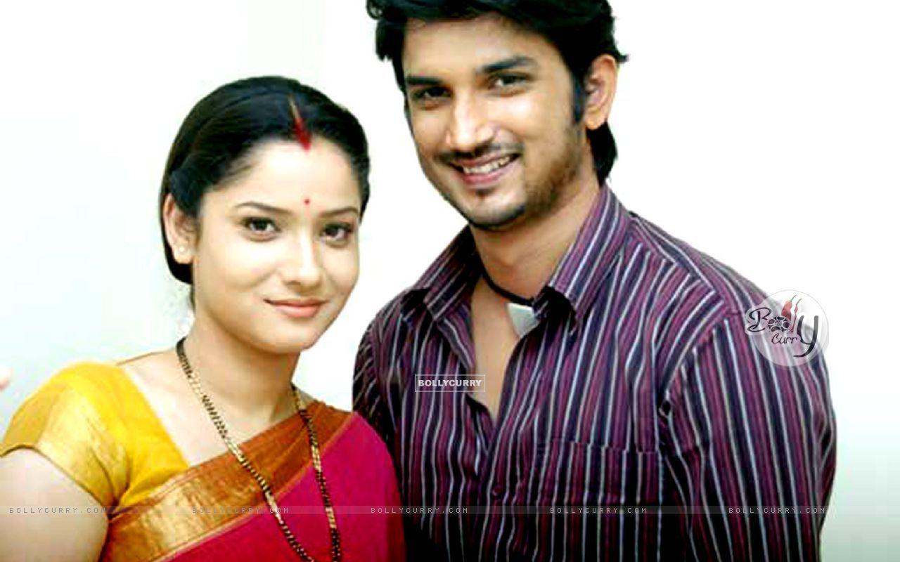 1280x800 Sushant Singh Rajput And Ankita Lokhande As Manav And Singh Rajput Serial Pavitra Rishta