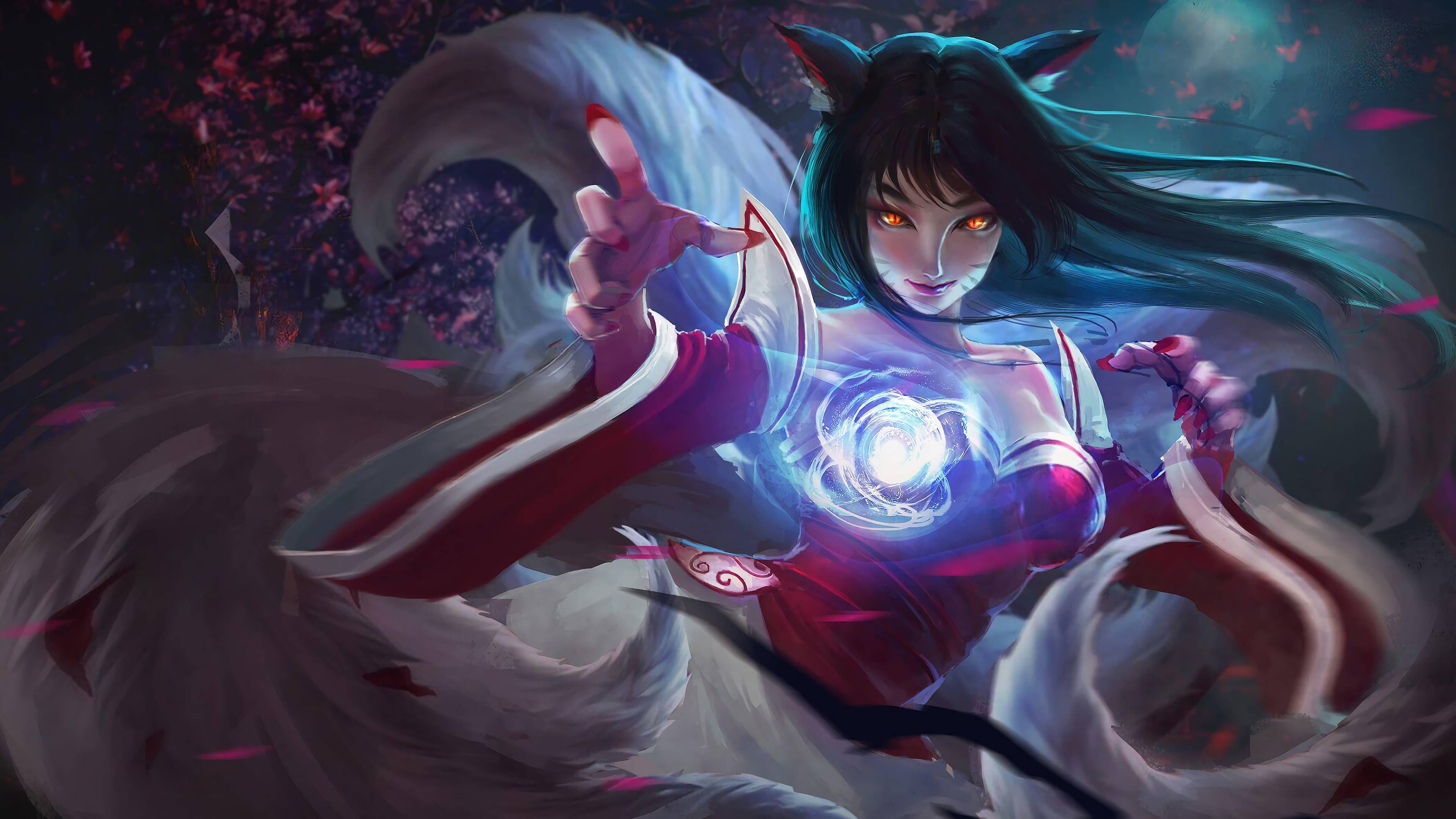 League Of Legends Ahri Wallpapers Top Free League Of Legends Ahri Backgrounds Wallpaperaccess