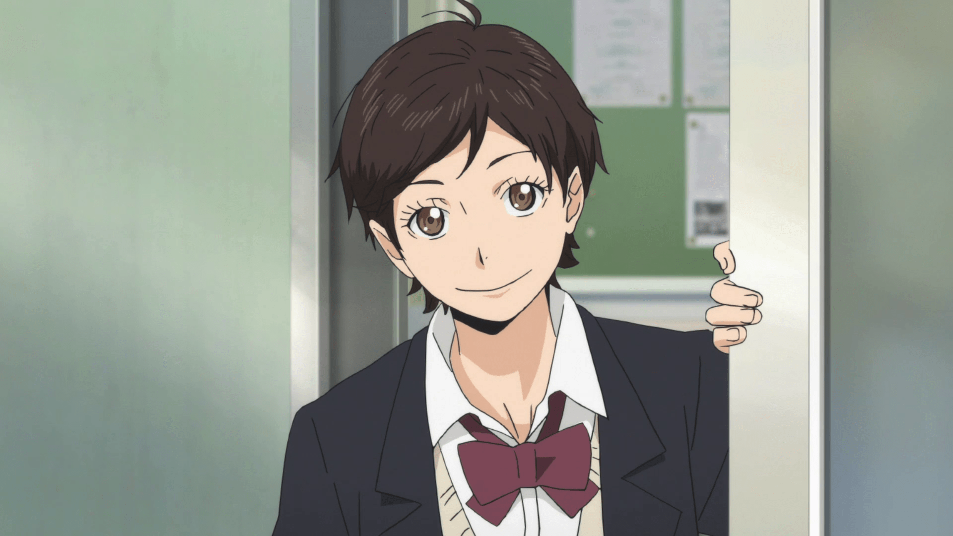 1920x1080 Yui Michimiya. Haikyuu!!