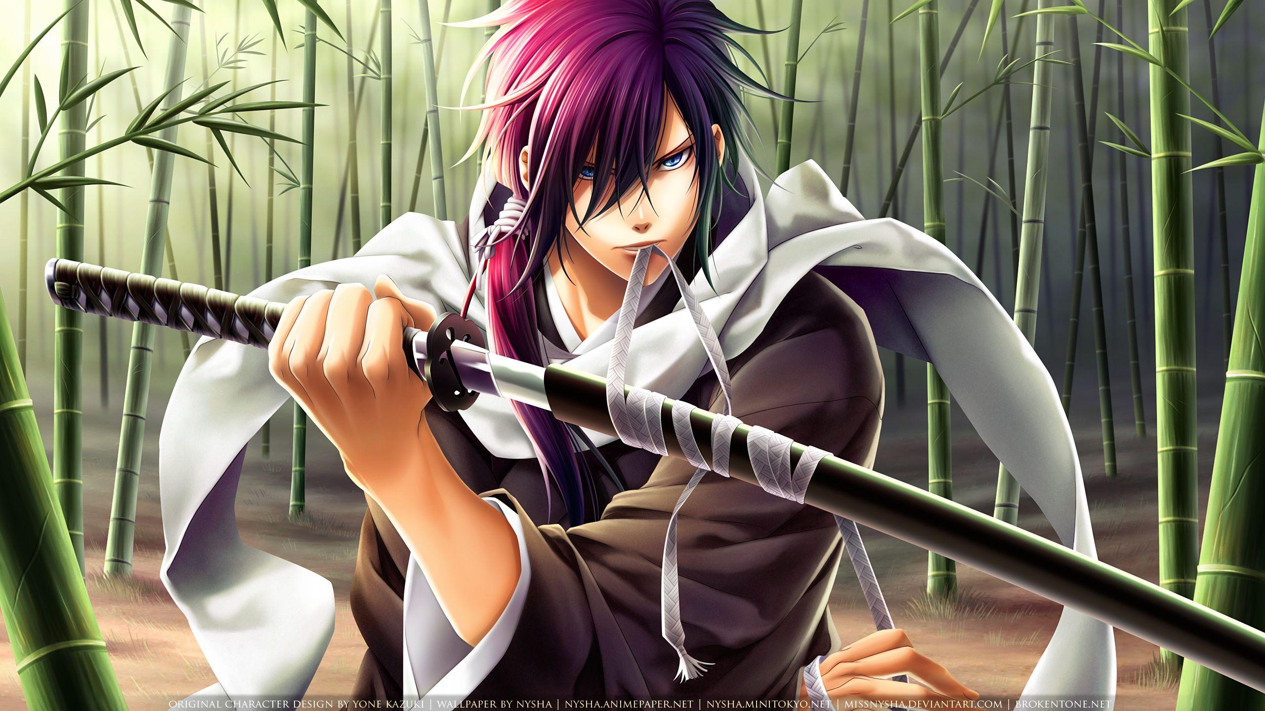 2560x1440 Wallpaper from anime Hakuouki Shinsengumi Kitan. Tags on page: Computer