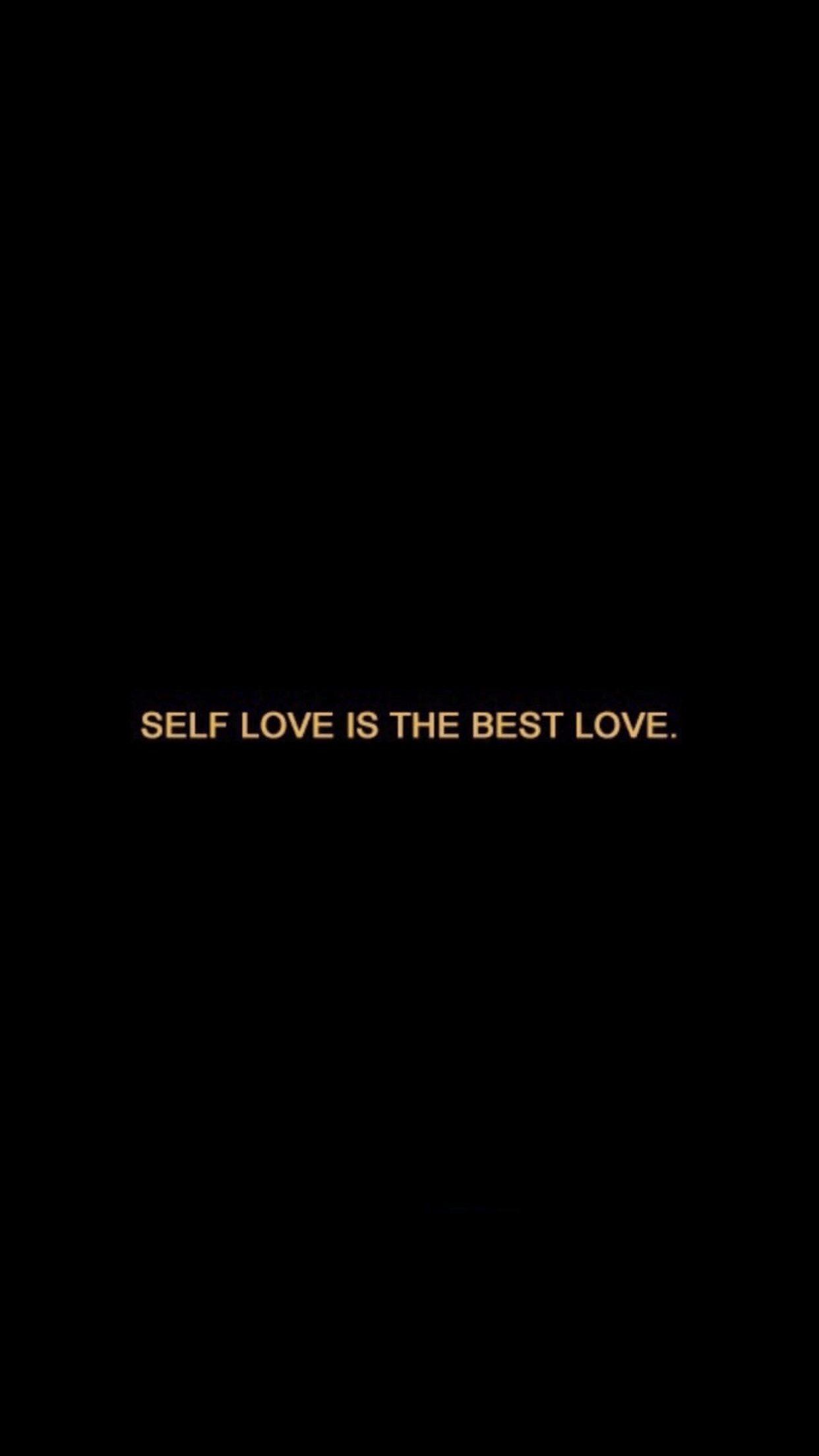 1242x2208 Wallpaper self love is the best love