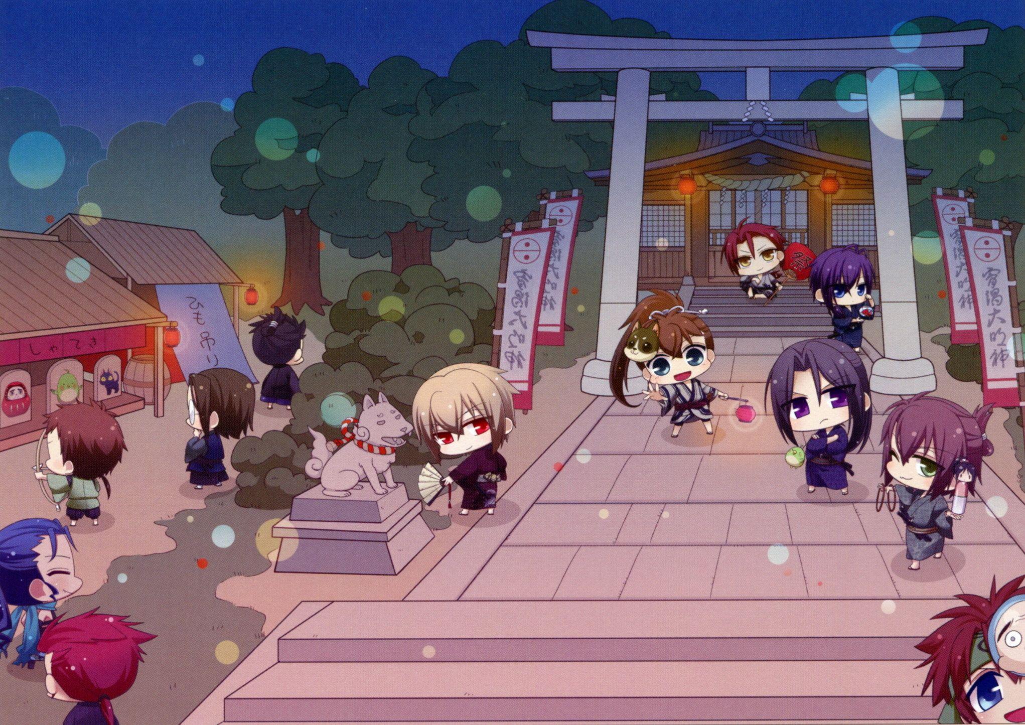 2043x1445 Anime Hakuouki Shinsengumi Kitan Wallpaper:2043x1445
