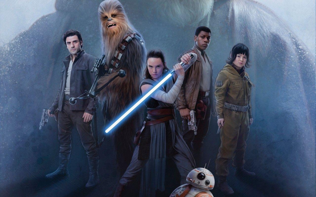 1280x800 Star Wars Sequel Trilogy Characters HD Wallpaper