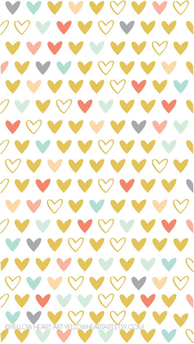 Yellow Heart iPhone Wallpapers - Top Free Yellow Heart iPhone ...