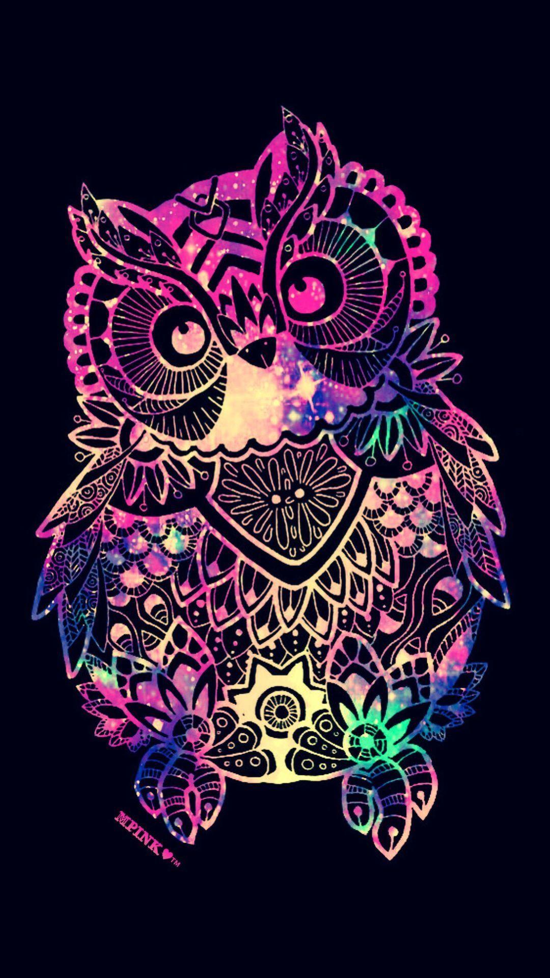1080x1920 Owl Art Wallpaper