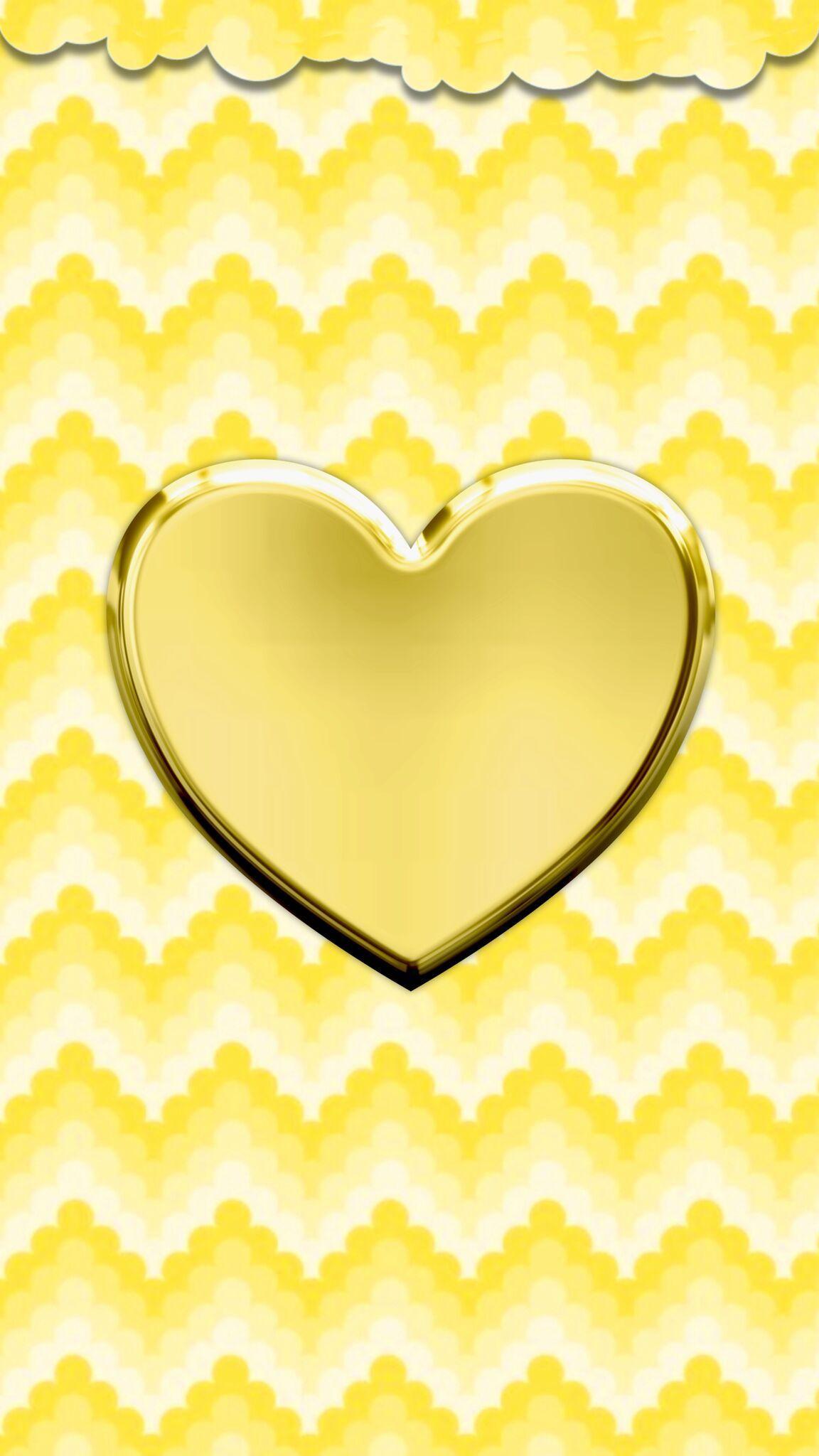 Yellow Heart iPhone Wallpapers Top Free Yellow Heart iPhone