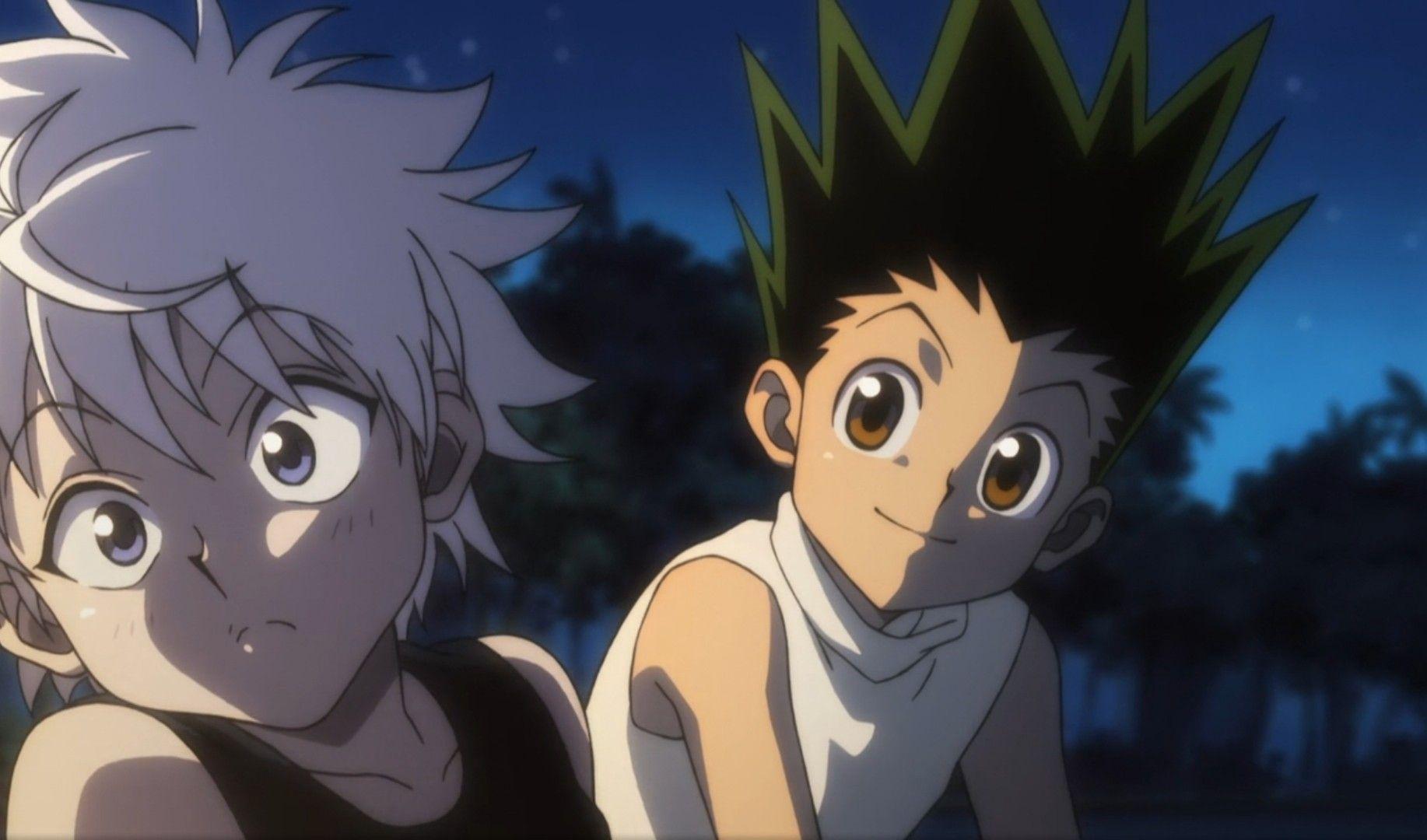 1834x1080 Gon and Killua X Hunter. Hunter anime, Hunter x hunter, Killua