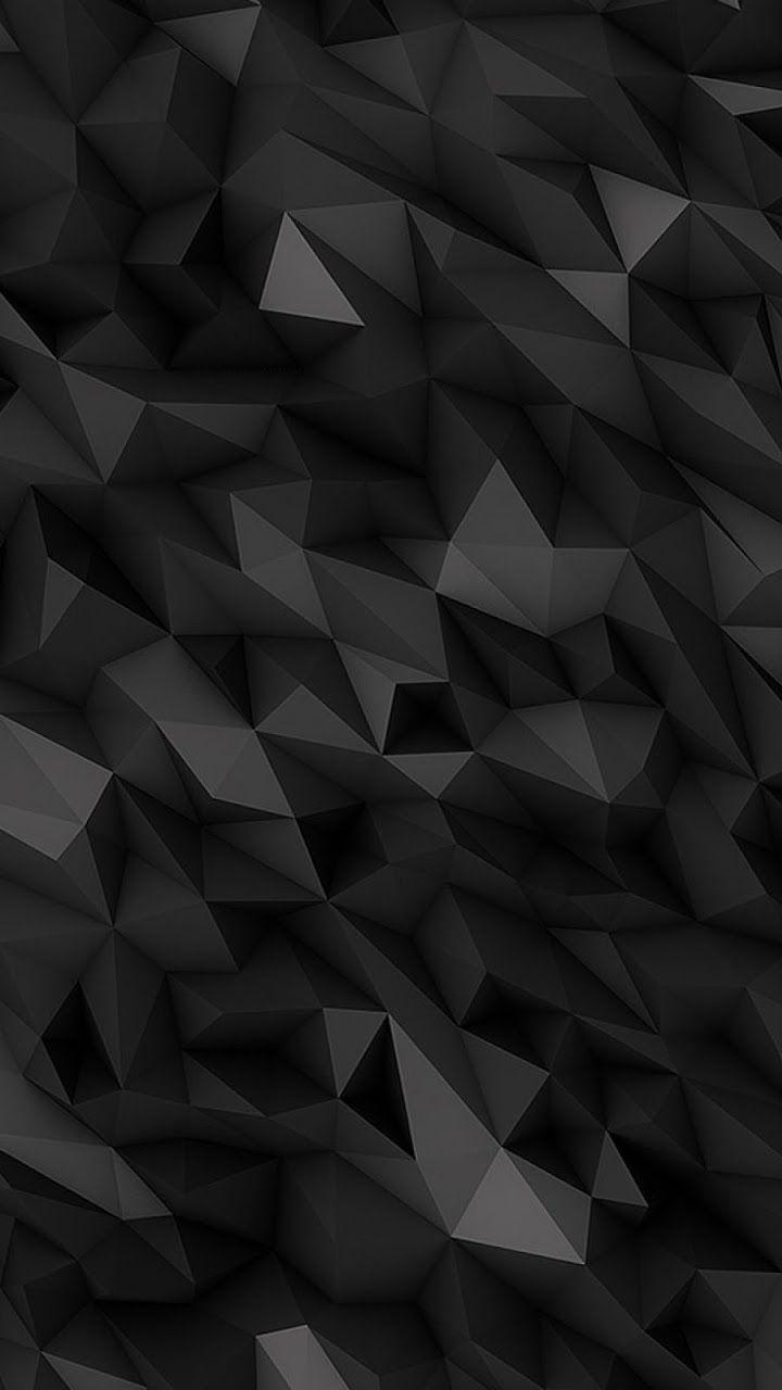 720x1280 Galaxy Note HD Wallpaper: 3D Dark Abstract Polygons Galaxy Note HD Wallpaper
