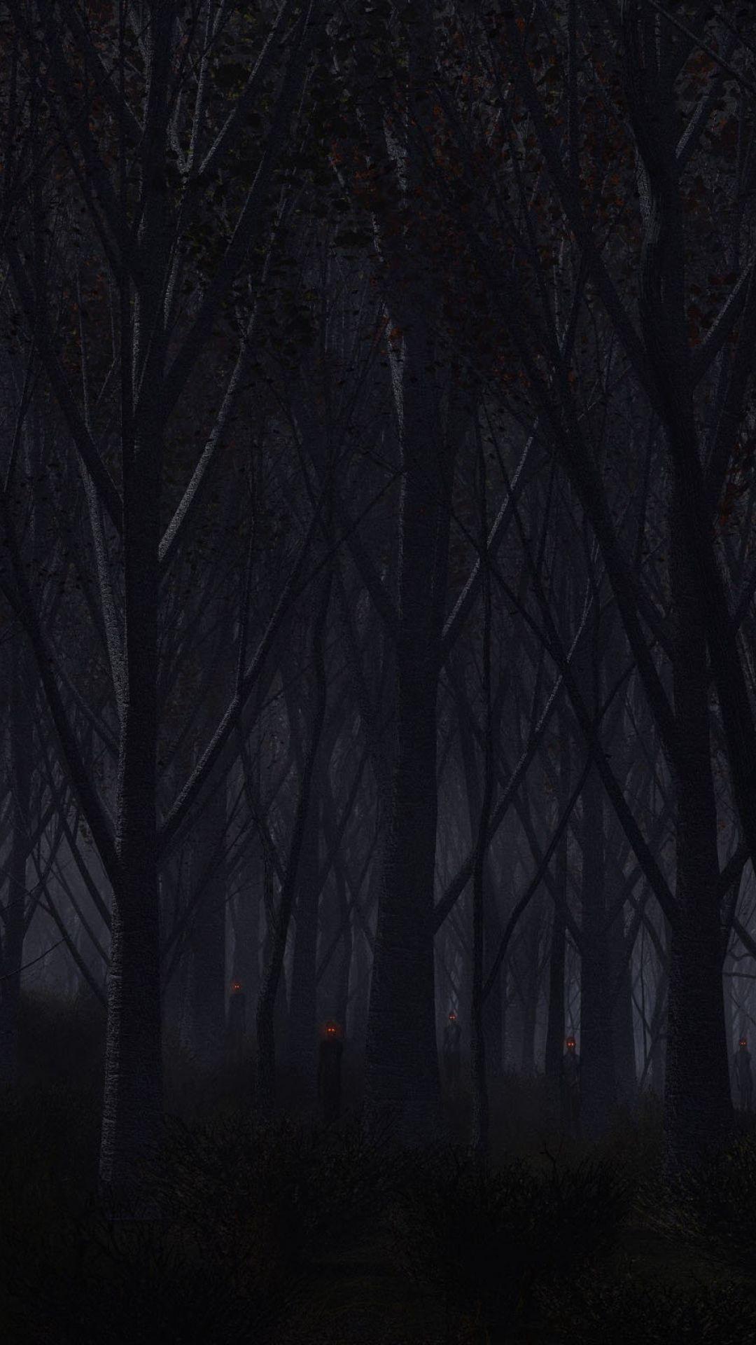 1080x1920 Google Pixel Wallpaper: Dark Forest Android Wallpaper