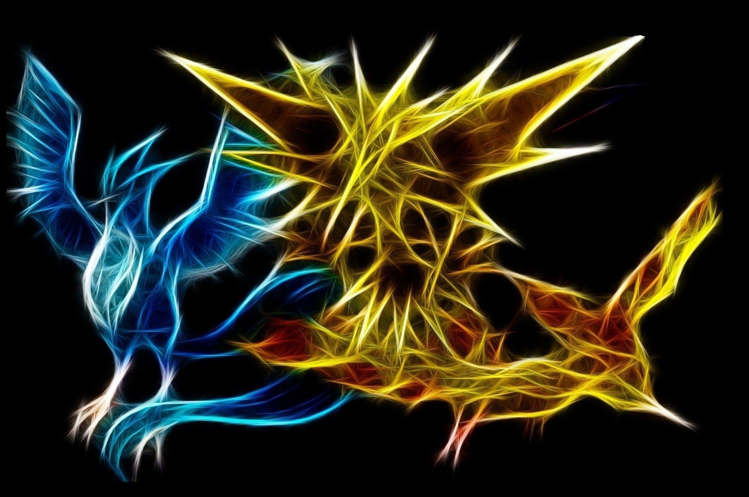 2560x1700 Download 2560x1700 Articuno, Zapdos, Moltres, Pokemon, Digital Art Wallpaper for Chromebook Pixel