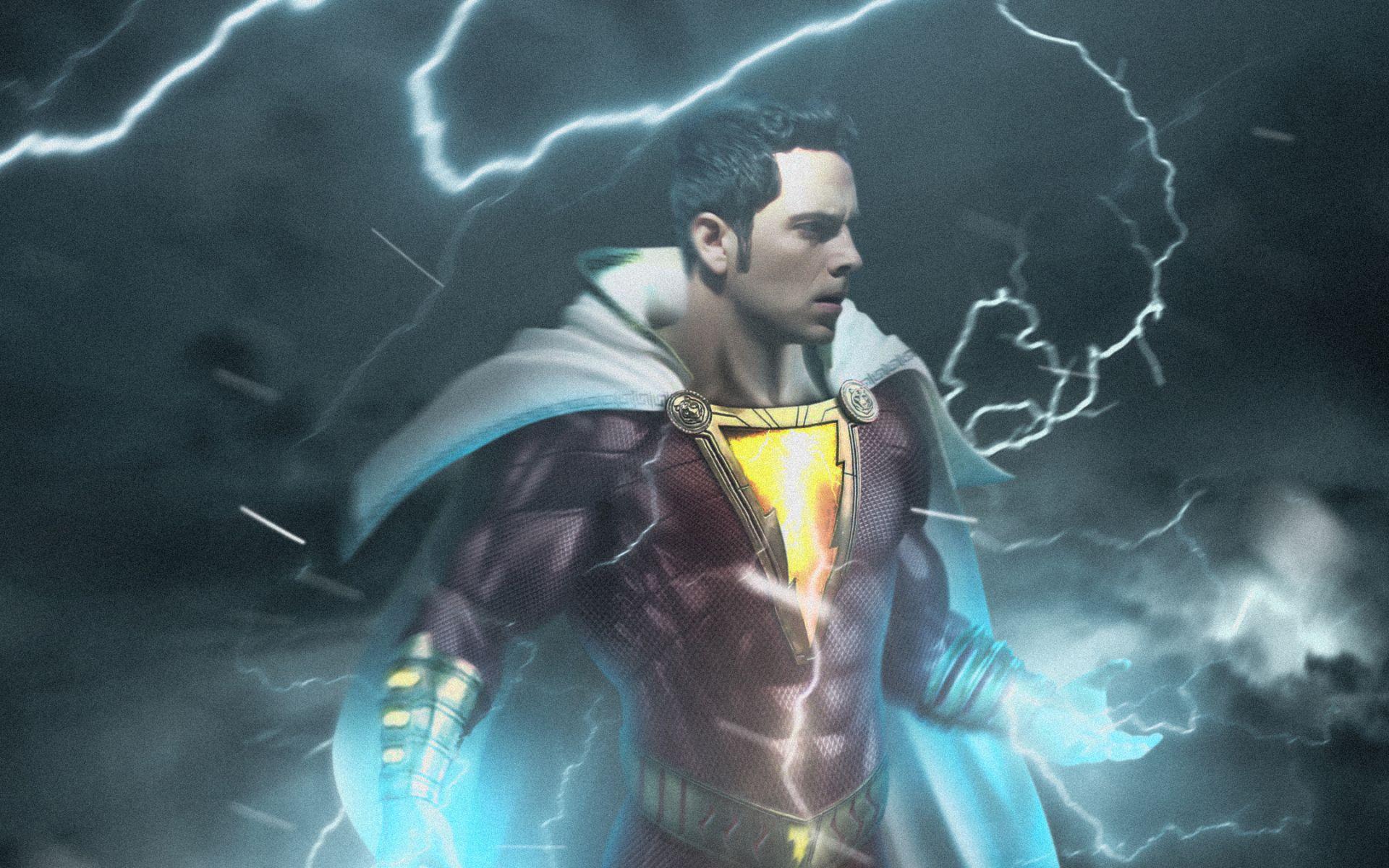 1920x1200 Shazam, DC Comics, Zachary Levi Wallpaper