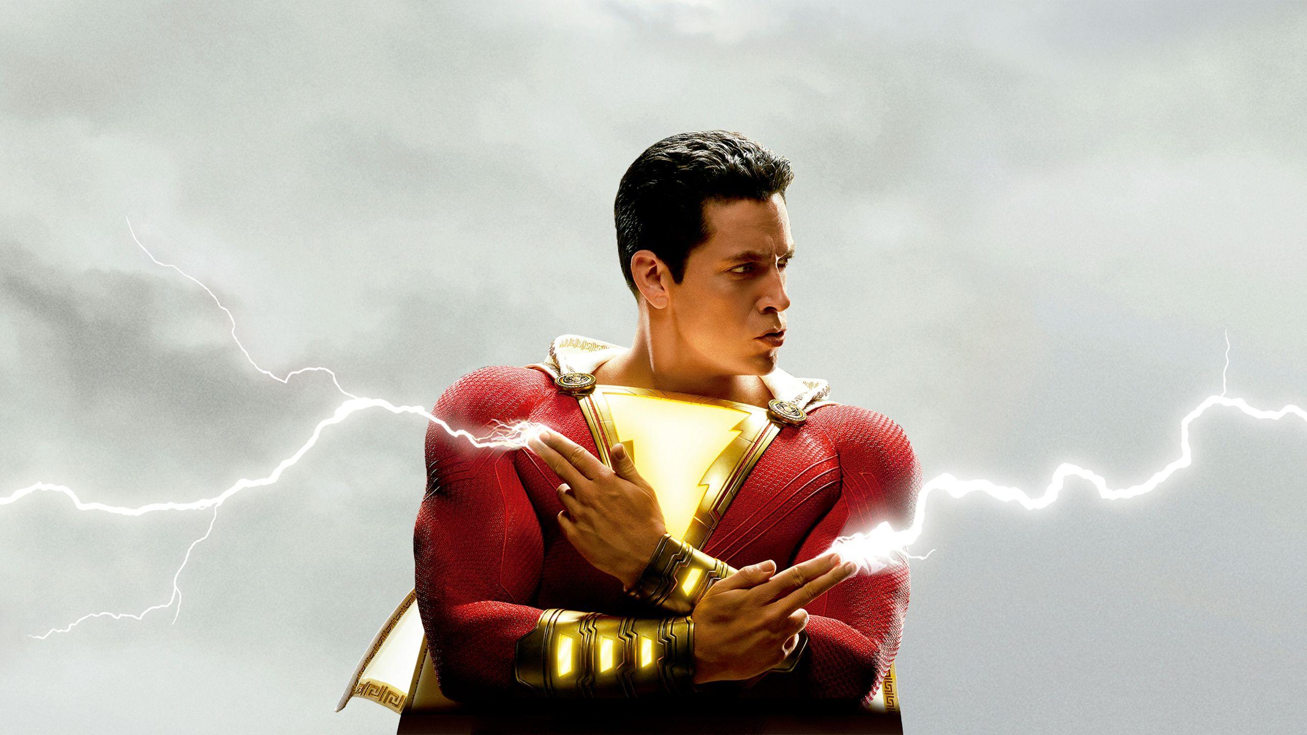 2560x1440 Zachary Levi as Shazam Wallpaper