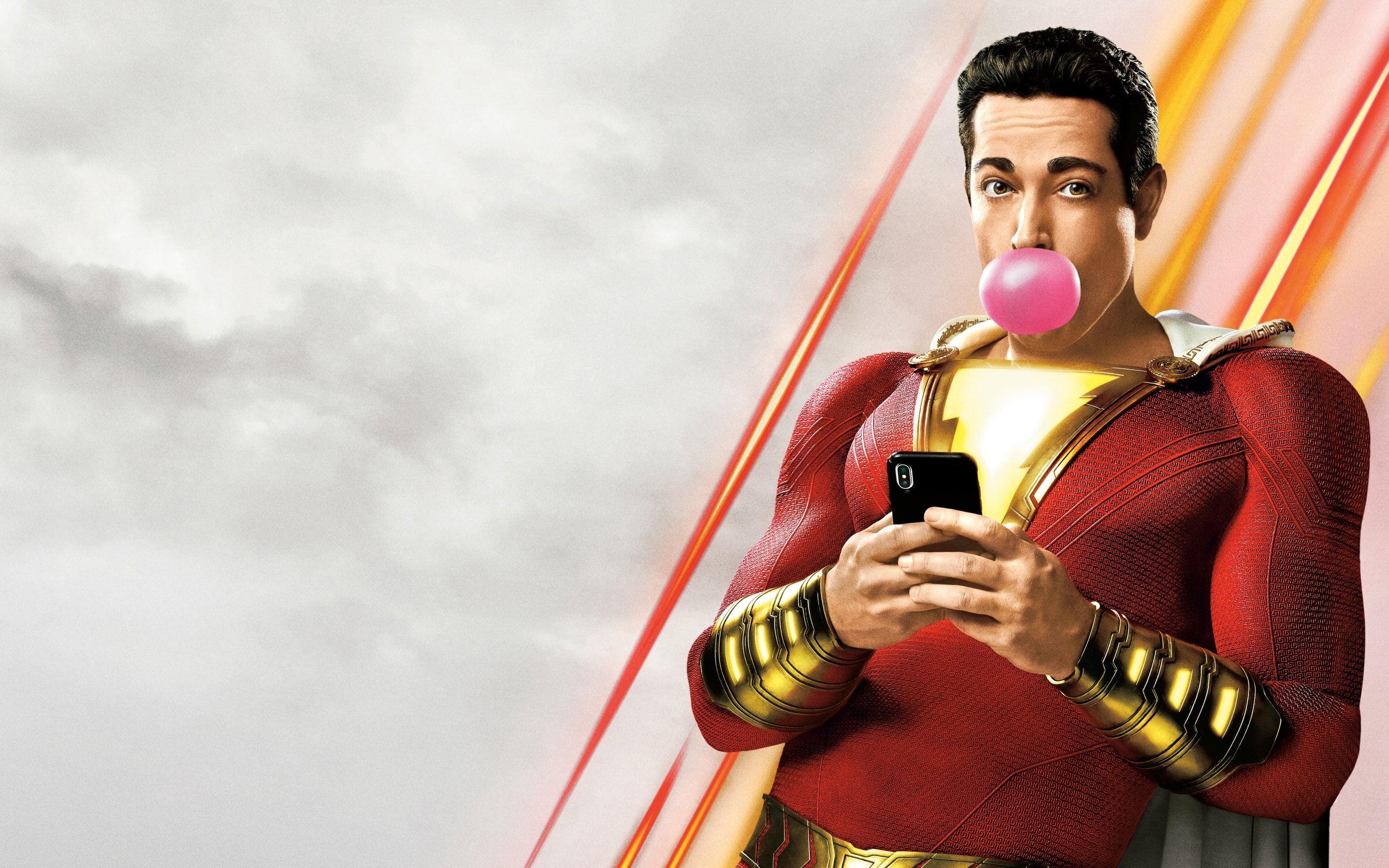 2560x1600 Shazam, Shazam!, Zachary Levi, Movie, Poster Wallpaper