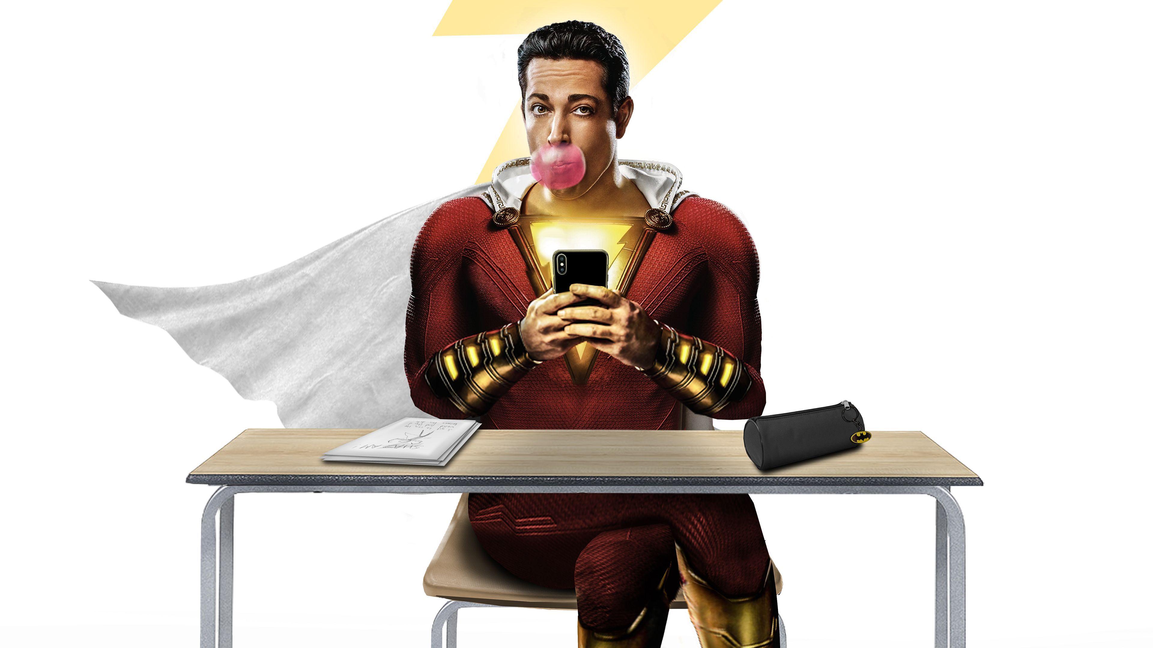 3840x2160 4K Shazam Zachary Levi Wallpaper, Shazam Wallpaper, Shazam Movie Wallpaper, Movies Wallpaper, Hd Wallpaper, Behance W. Shazam Movie, Shazam, Movie Wallpaper