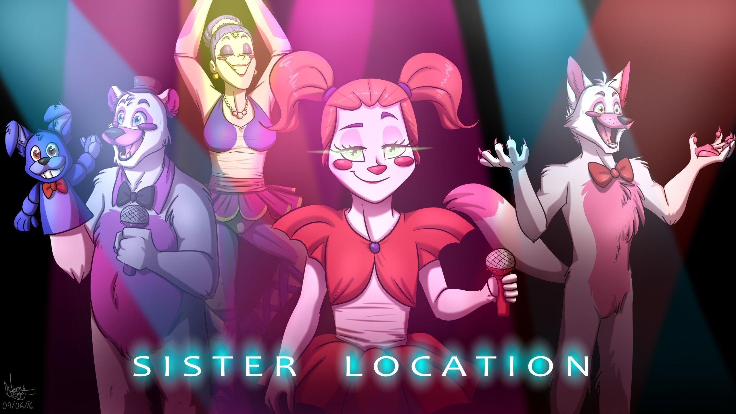 2560x1440 Fnaf Sister Location By Namygaga Data Src W Full E 3 0 235946 Location Fnaf Memes HD Wallpaper