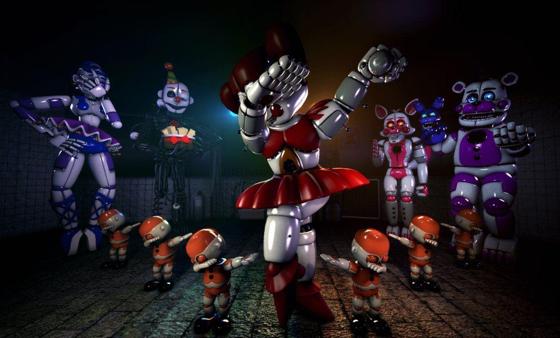 1150x695 Daby And The Bidydabs By Fnaffreak87 Nights At Freddy's Sister Location 2 Memes