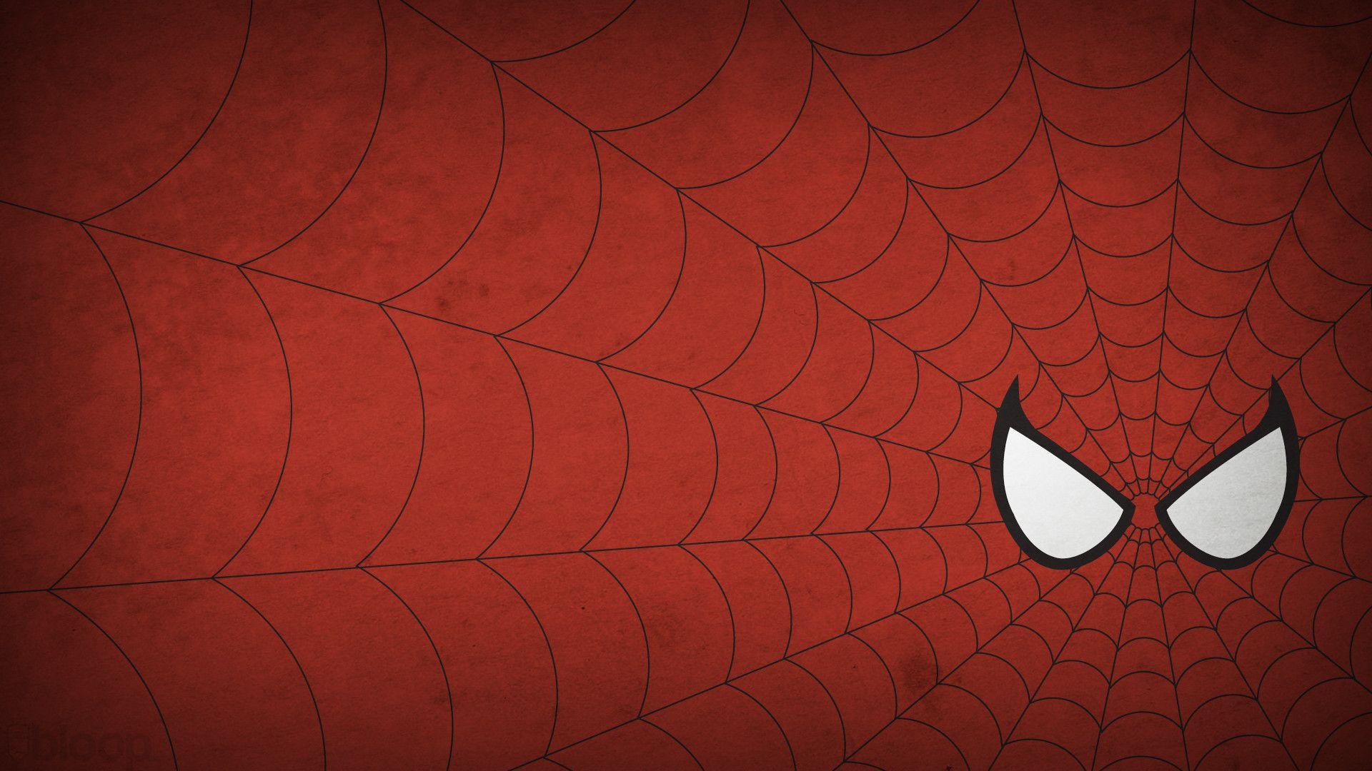 Hình nền HD 1920x1080 Spiderman Simple Face.  1920x1080