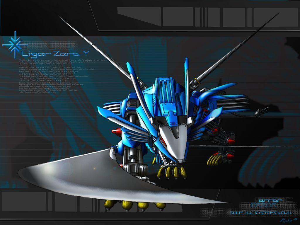 1024x768 Zoids Wallpaper HD Blade Liger