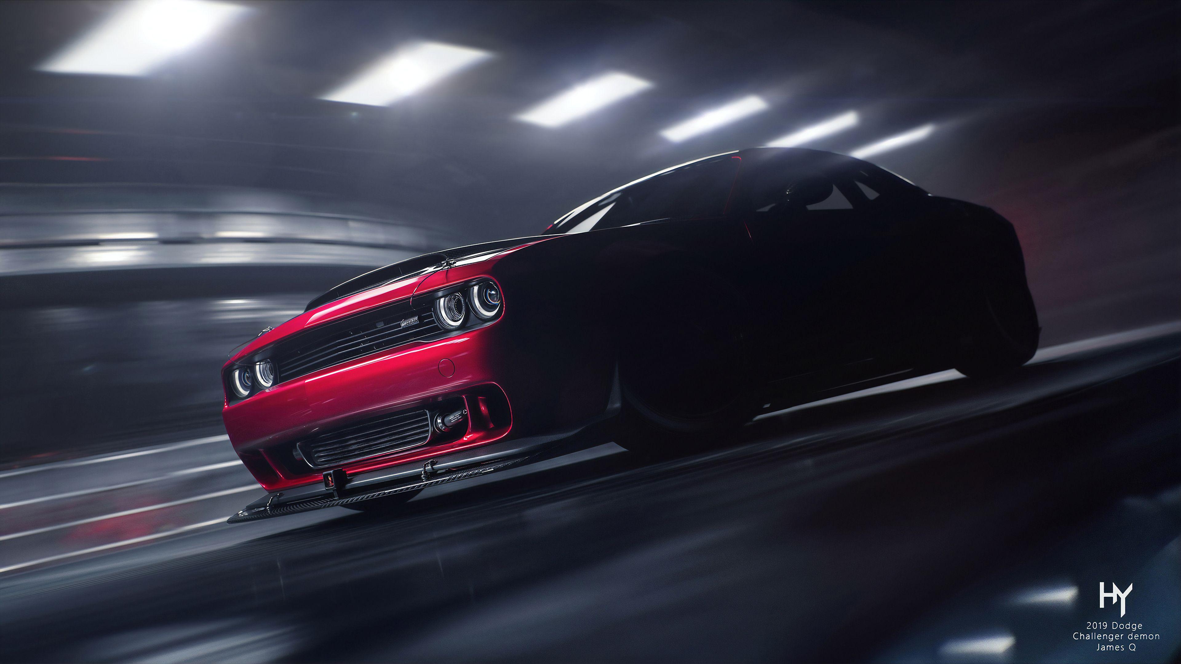 3840x2160 Dodge Challenger Demon, HD Cars, 4k Wallpaper, Image, Background, Photo and Picture
