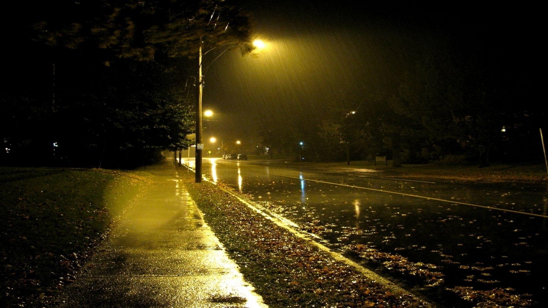 1920x1080 Empty Street At Night HD Wallpaperx1080