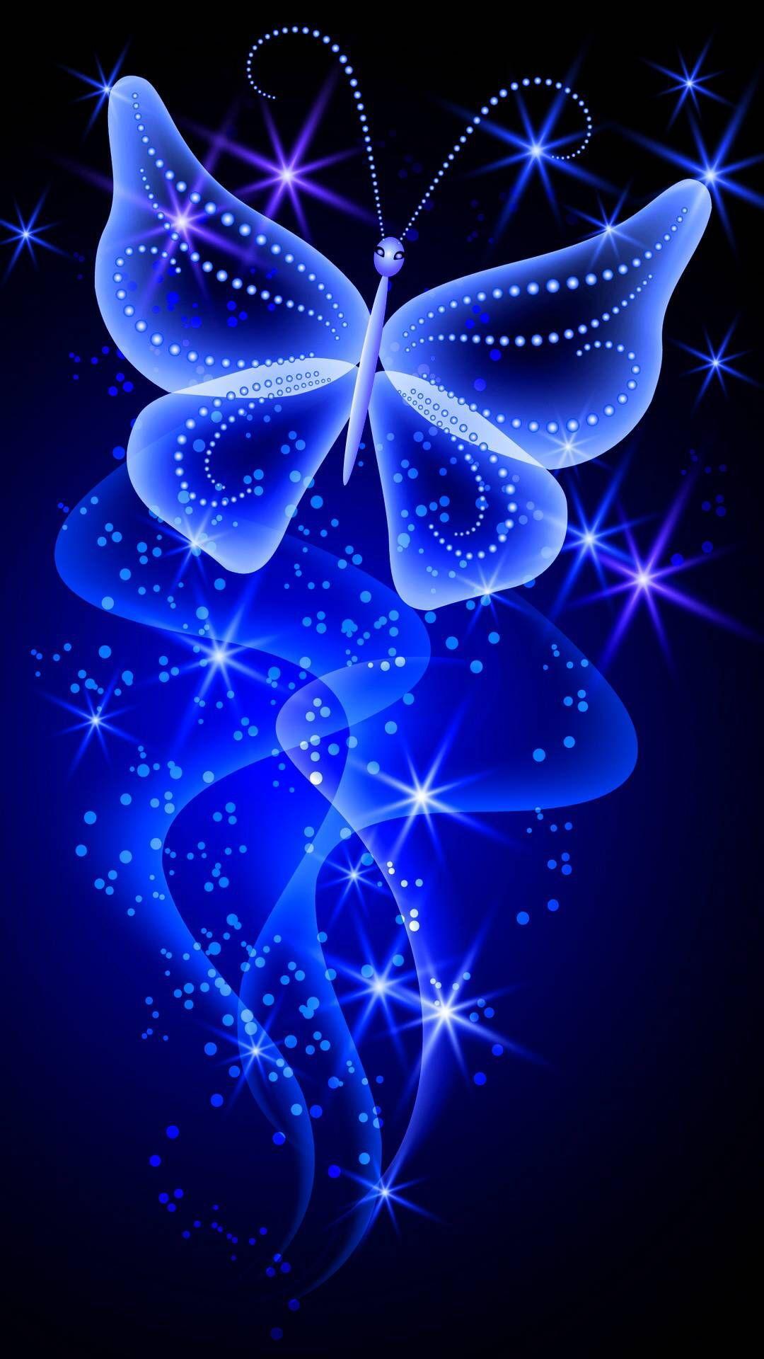 1080x1920 Neon Butterfly. Butterfly wallpaper, Beautiful photography nature, Butterfly screen saver