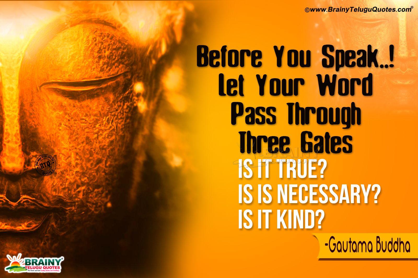 1600x1066 Most Inspiring Words By Gautama Buddha About Talking Motivational Quotes By Gautama Buddha. BrainyTeluguQuotes.comTelugu Quotes. English Quotes. Hindi Quotes. Tamil Quotes. Greetings