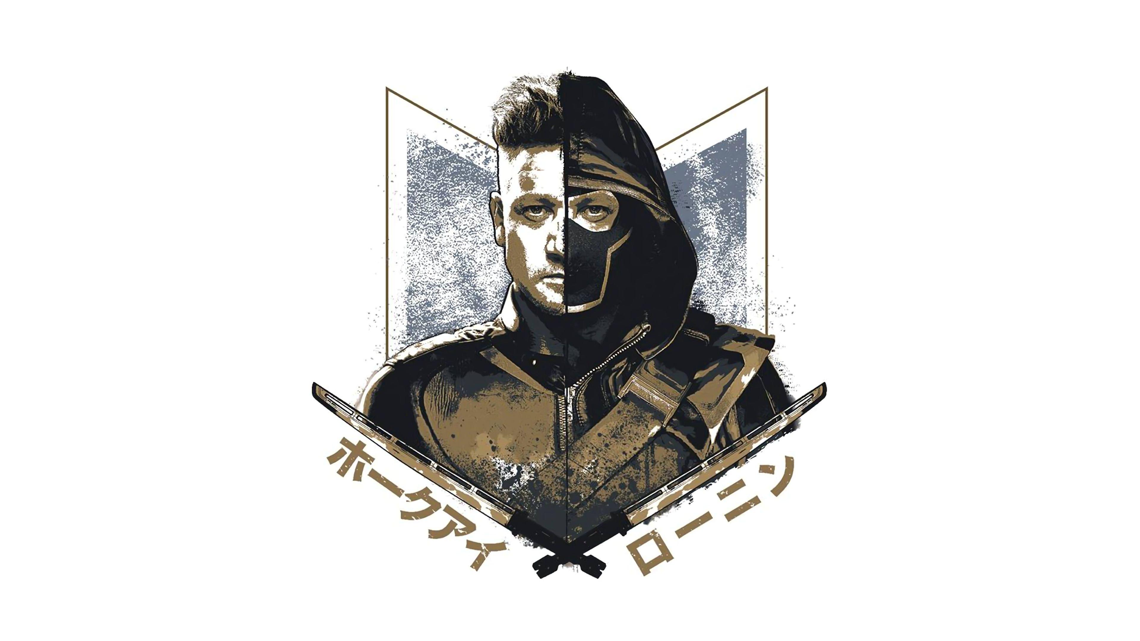 3840x2160 Hawkeye Endgame Wallpaper