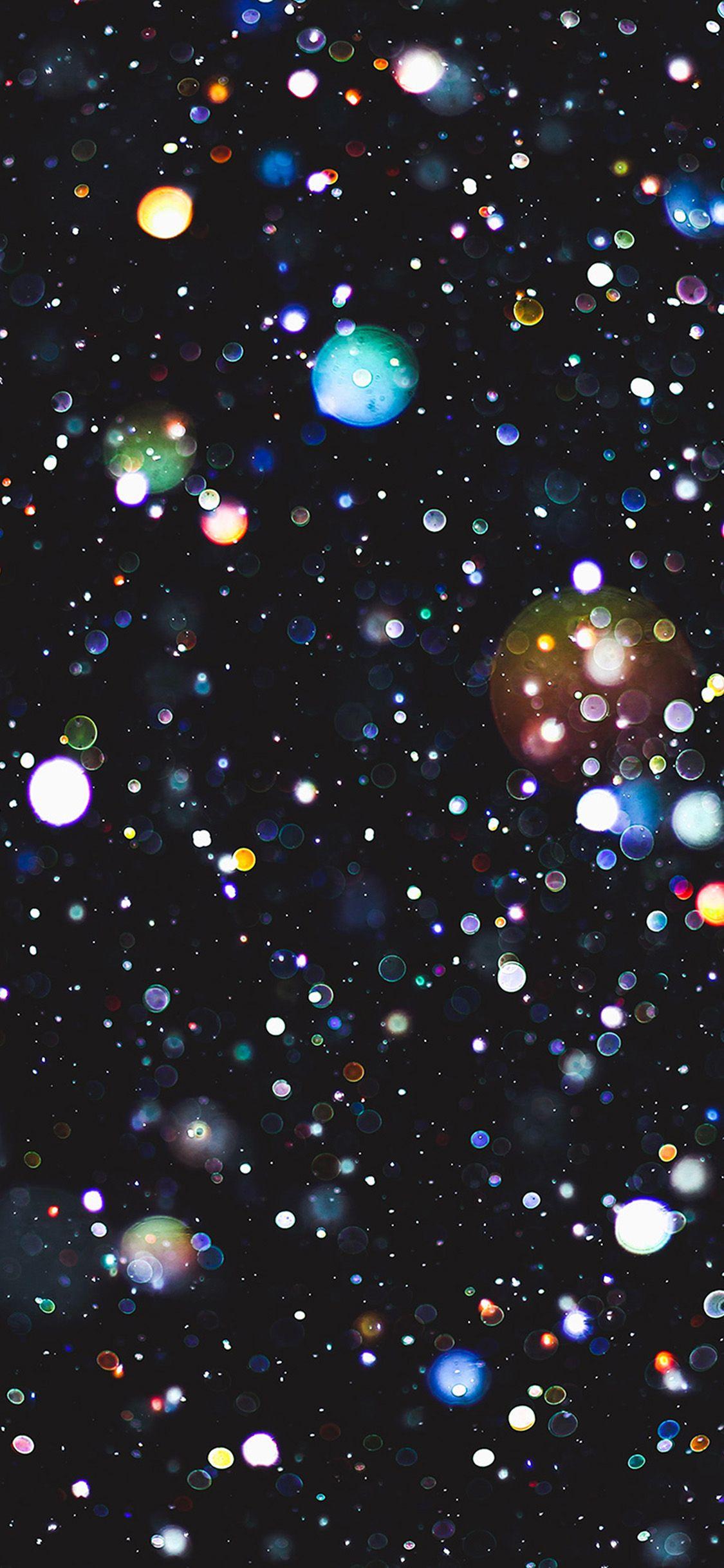 1125x2436 iPhone X wallpaper. pattern background bokeh night christmas