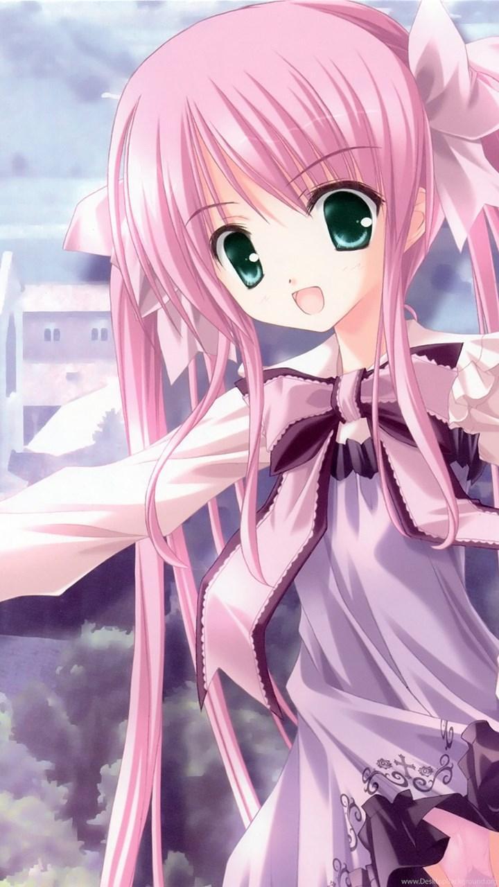 Cute Pink Anime Wallpapers - Top Free Cute Pink Anime Backgrounds ...