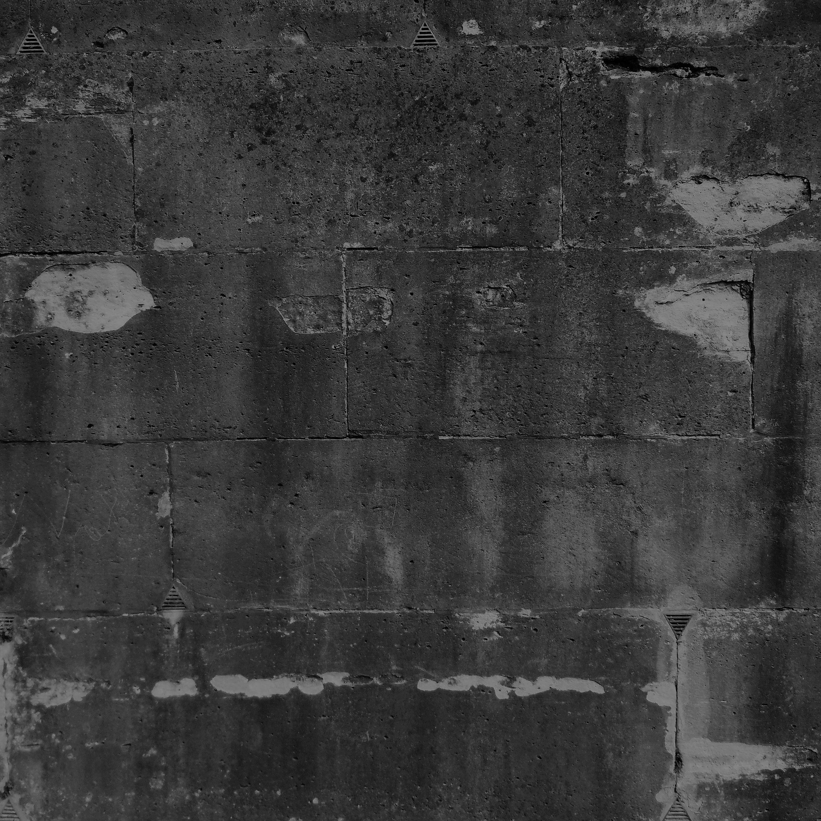 2732x2732 Wall Brick Texture Tough Dark Pattern Bw Wallpaper
