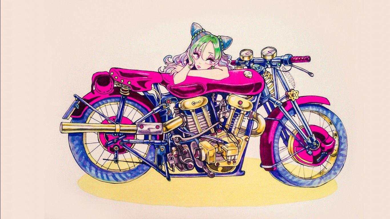 1366x768 Jojo Jolyne Cujoh With Dark Pink Bullet With Light Sandal Color Background HD Anime Wallpaper