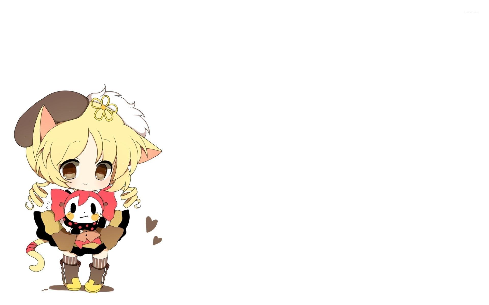 1920x1200 Mami Tomoe with animal ears Magi Madoka Magica wallpaper wallpaper