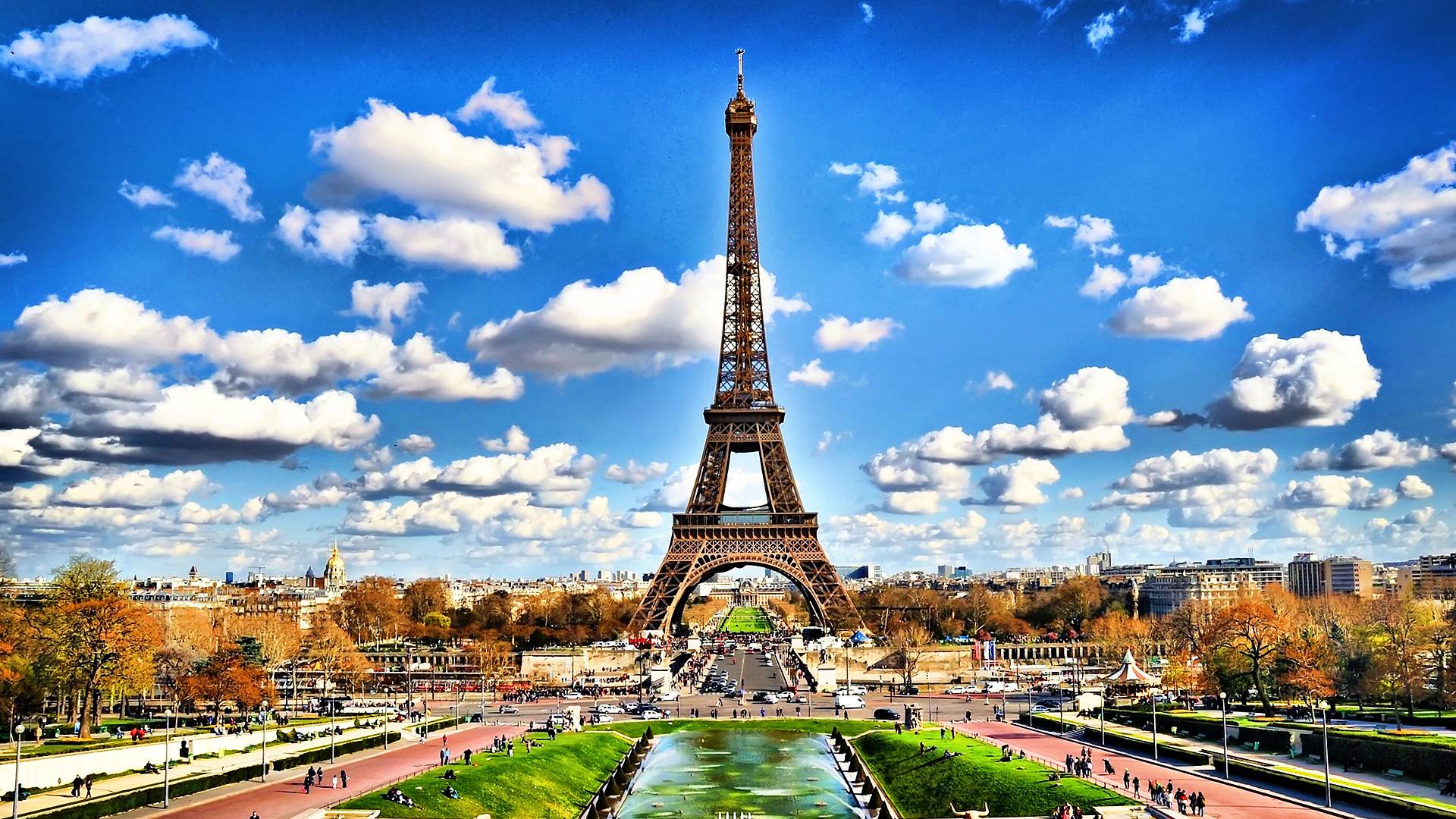 1920x1080 Eiffel Tower Desktop Wallpaper