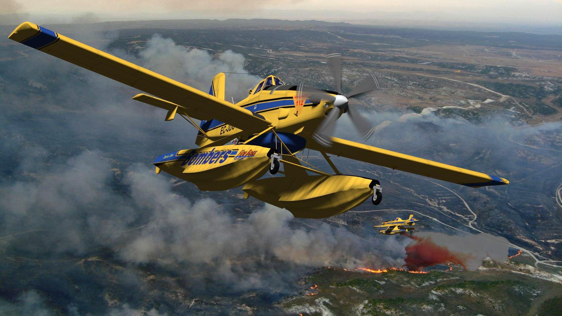 1920x1080 Air Tractor 802 F by pcaparrosc Poser Aviation